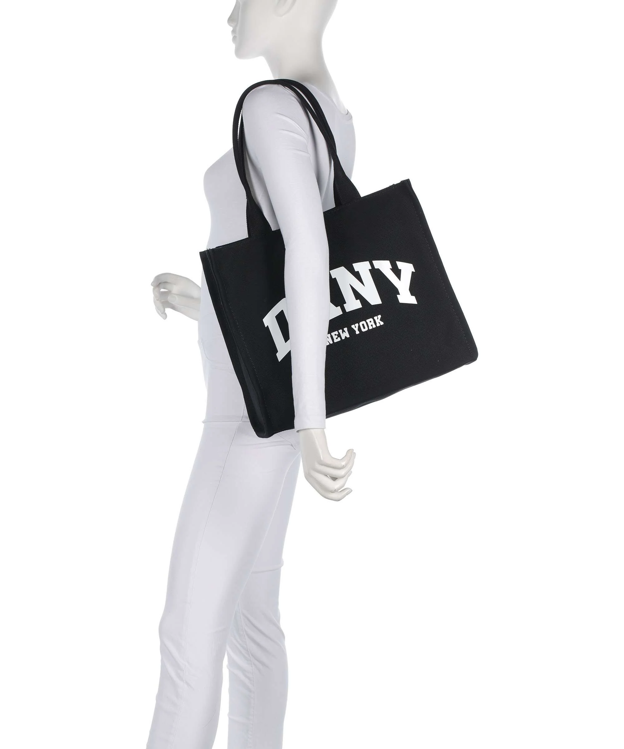 DKNY Hadlee Large Torba na zakupy black/silver - Image 3
