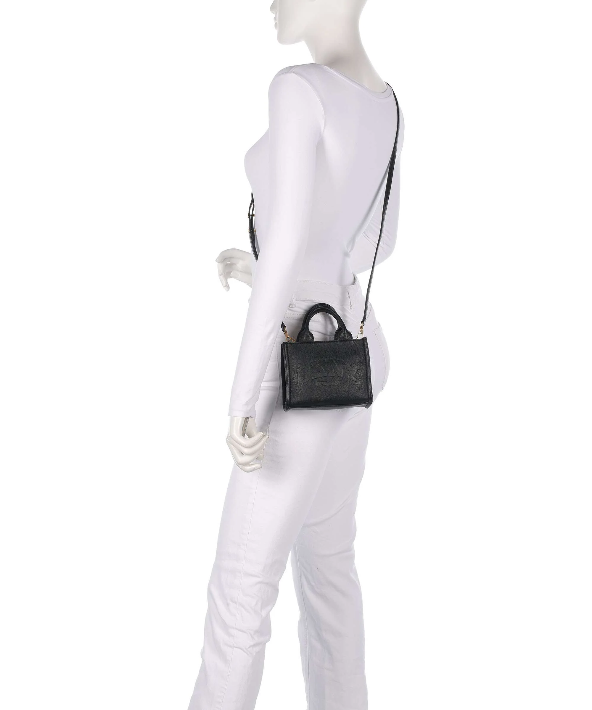 DKNY Hadlee Torba przez ramię black/gold - Image 3