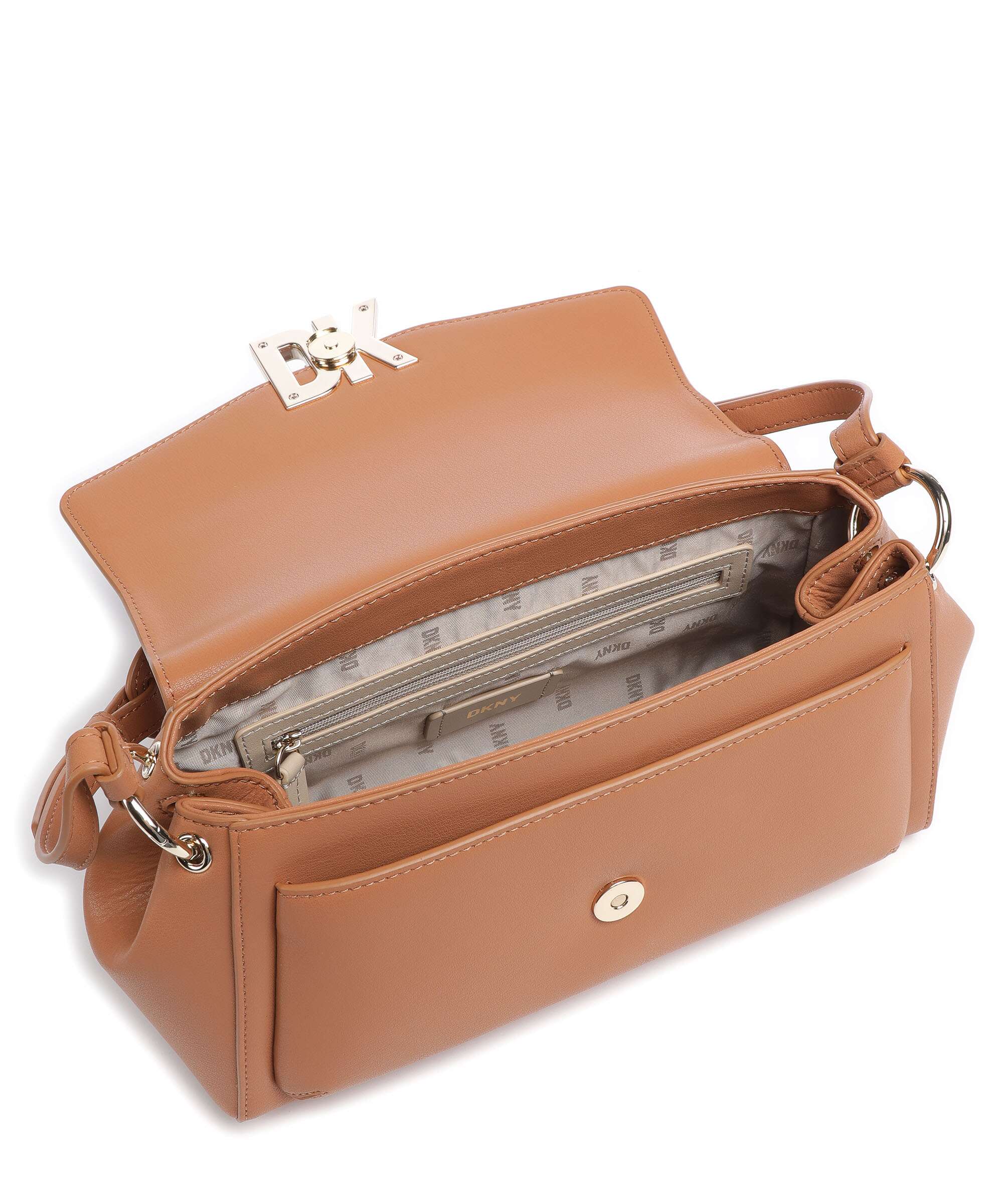 DKNY Milano Downtown Torba na ramię caramel - Image 6