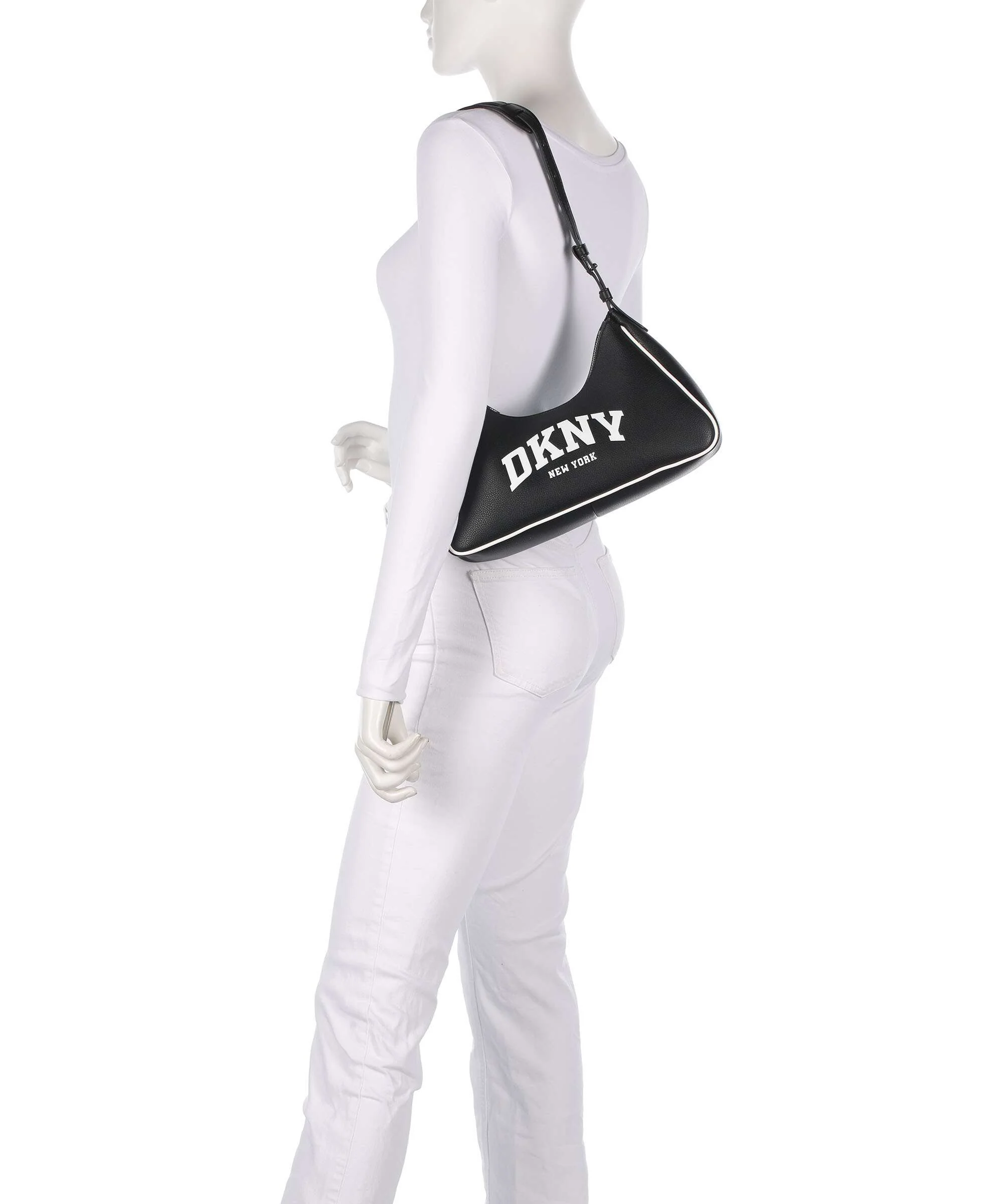 DKNY Nell Torba na ramię black/marshmallow - Image 3