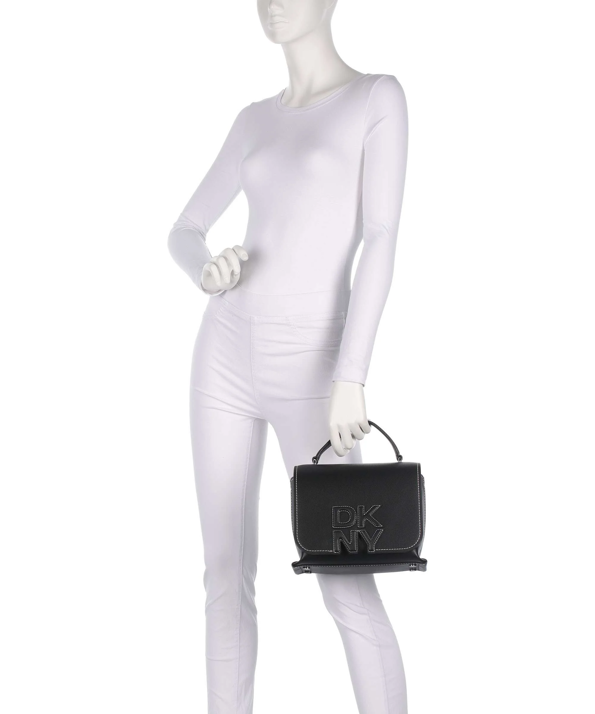 DKNY Nicole Torebka black/light taupe - Image 3