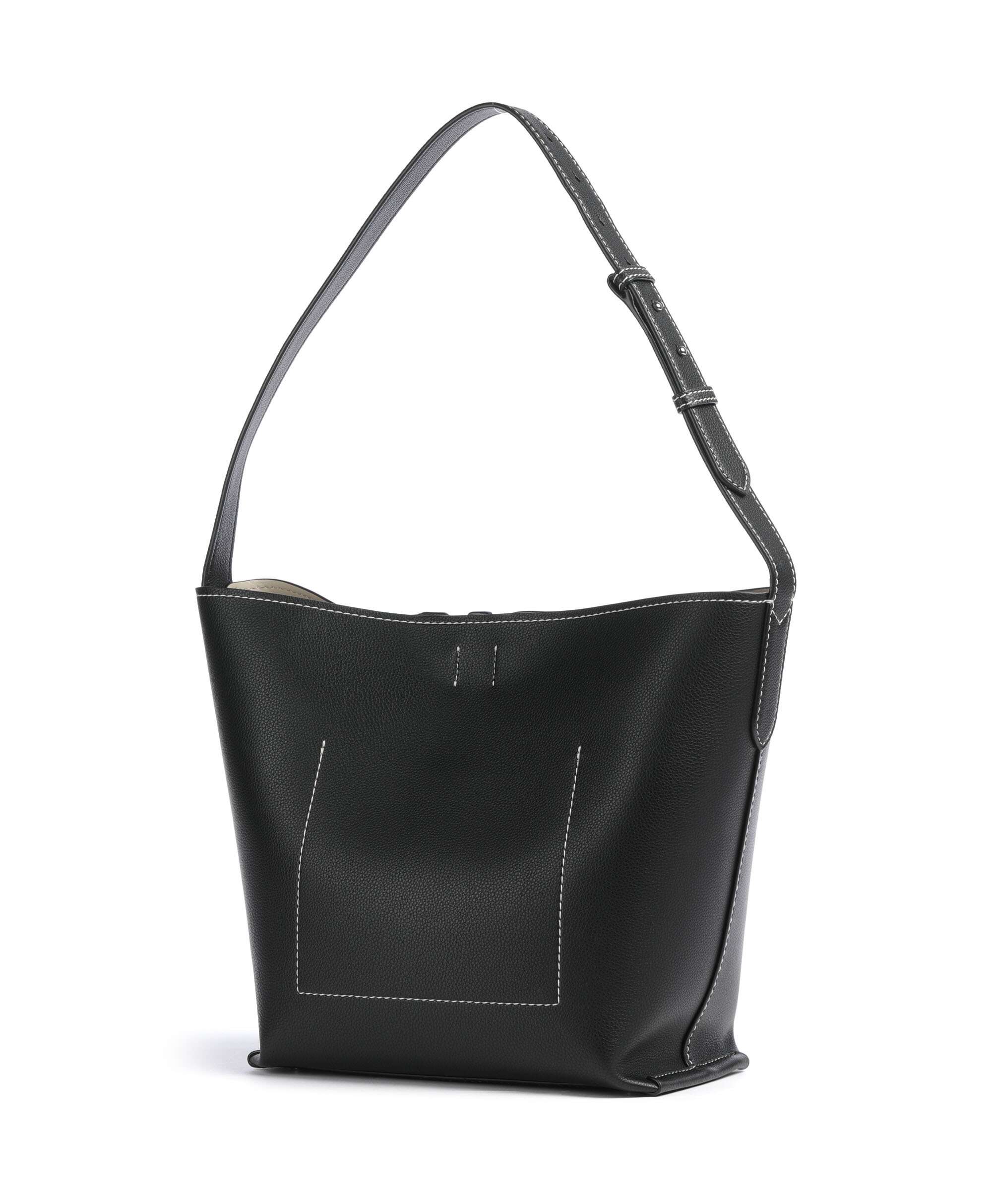 DKNY Nicole Torebka worek black/light taupe - Image 2