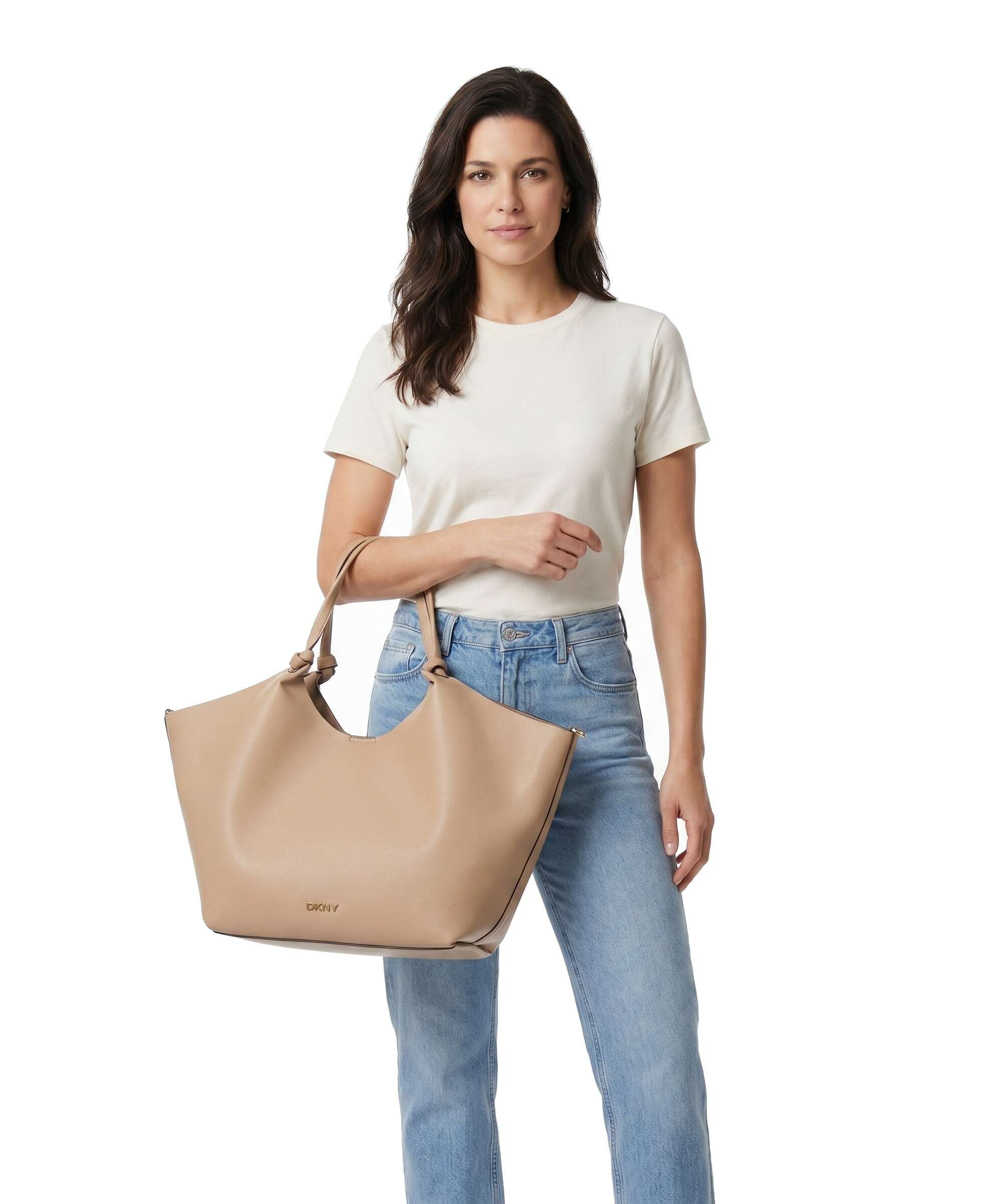 DKNY Paula Commuter Large Torba na zakupy cappuccino - Image 3