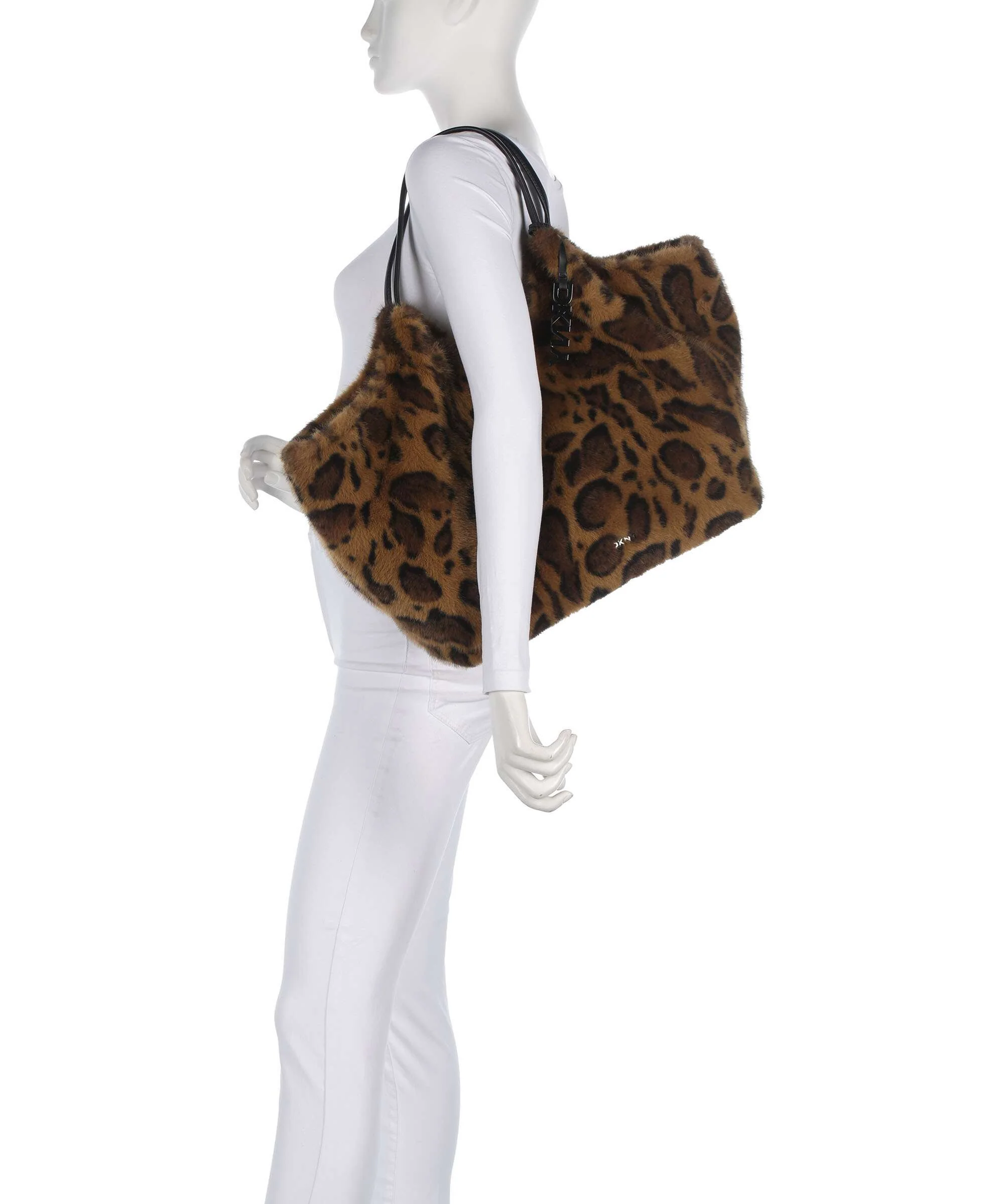 DKNY Paula Commuter Large Torba na zakupy leopard - Image 3