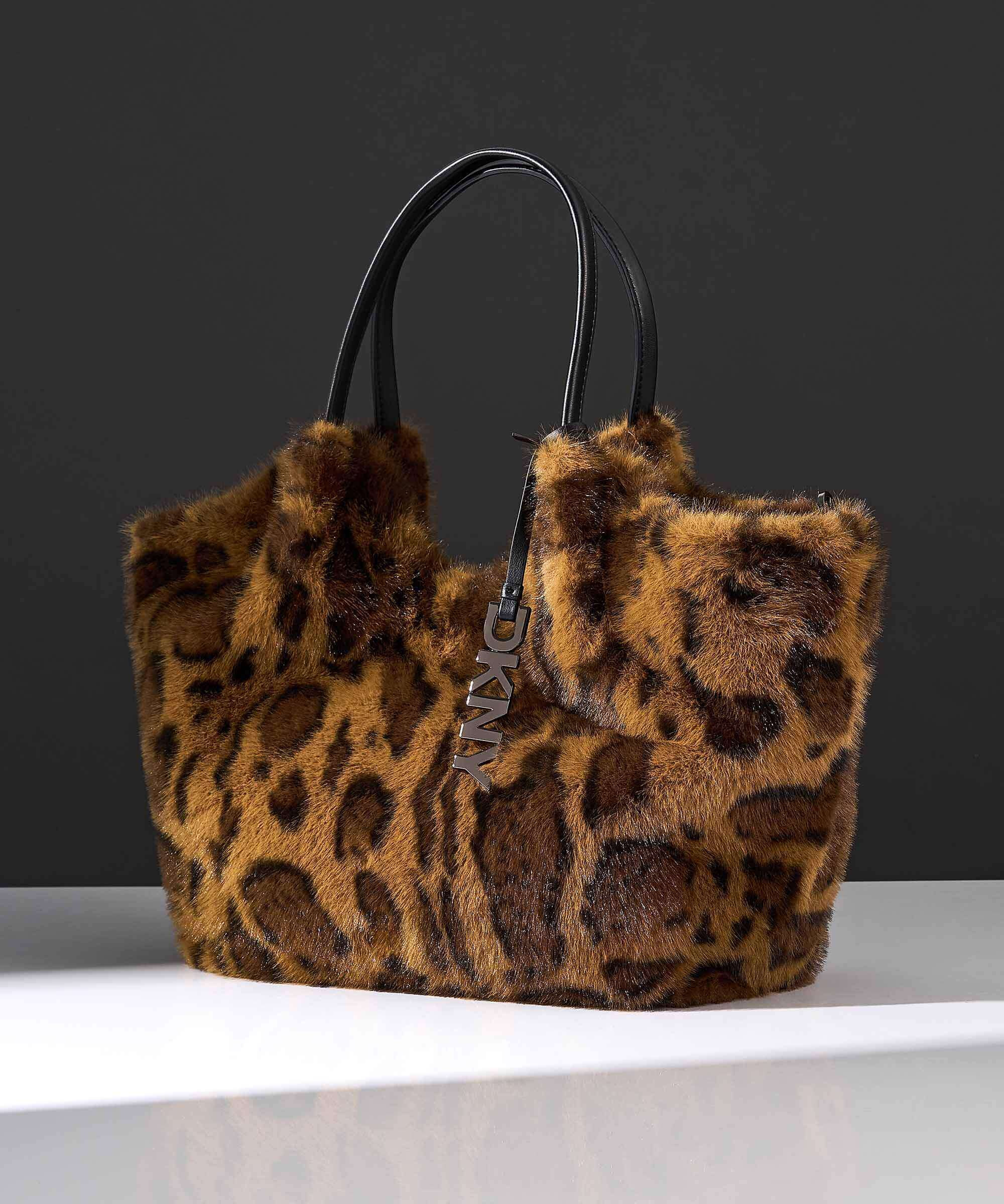 DKNY Paula Commuter Medium Torba na zakupy leopard - Image 8