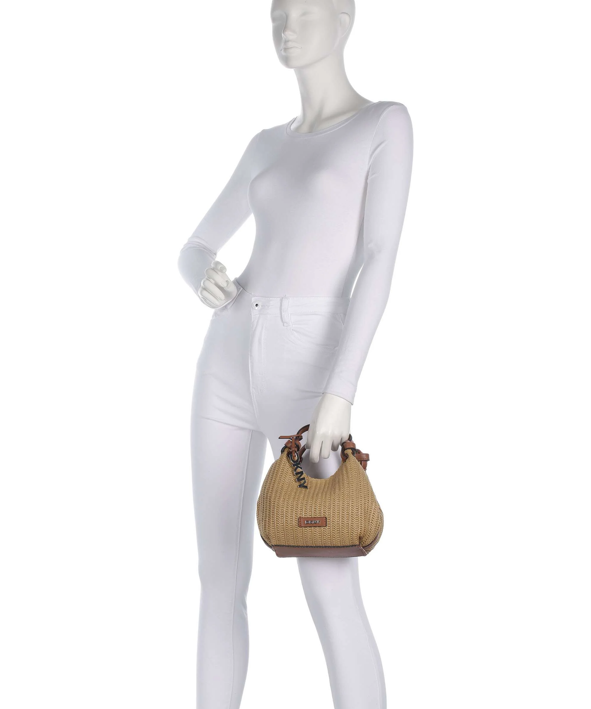 DKNY Paula Commuter Small Torebka natural/saddle - Image 3