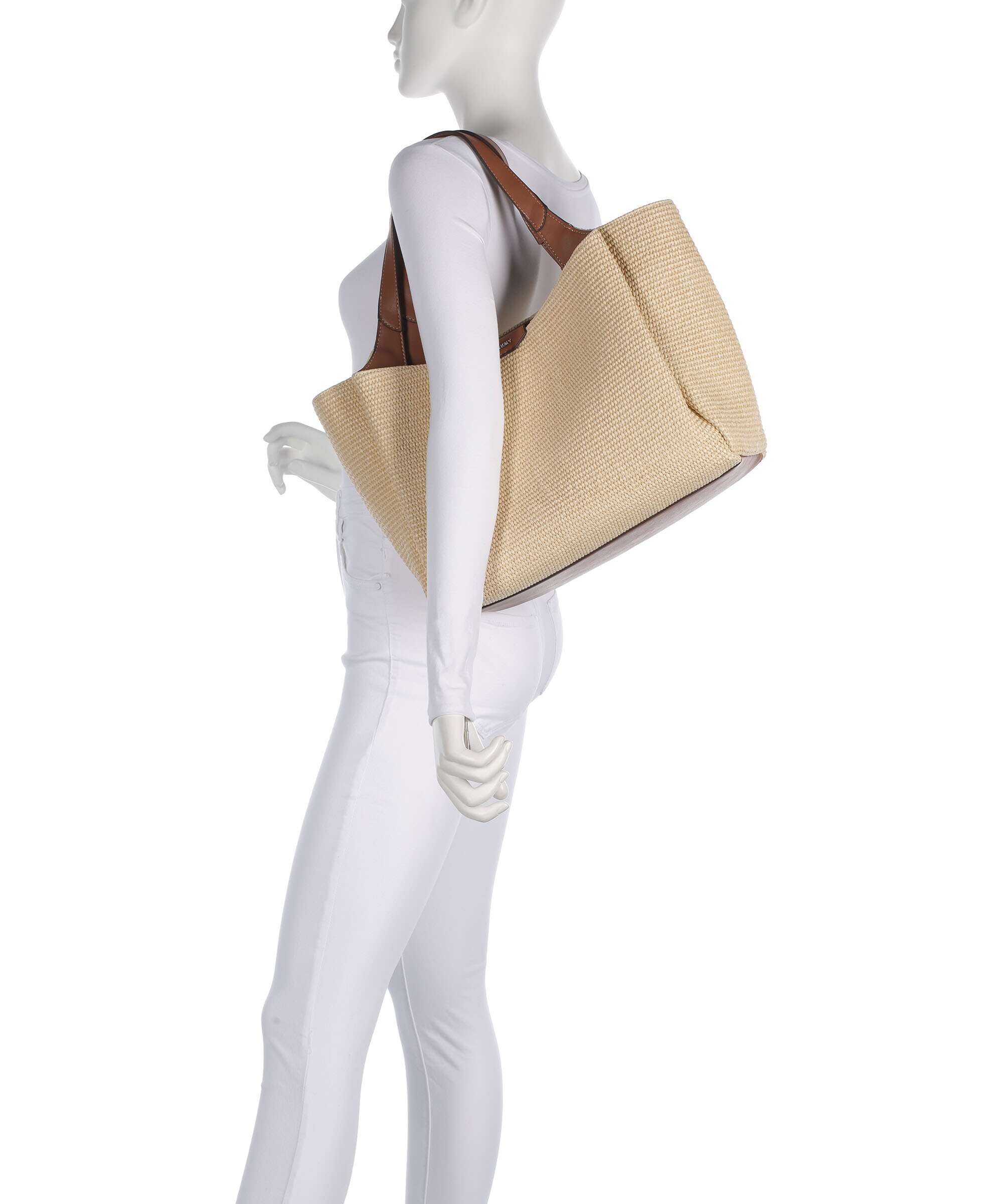 DKNY Willa Torba na zakupy natural/saddle - Image 3