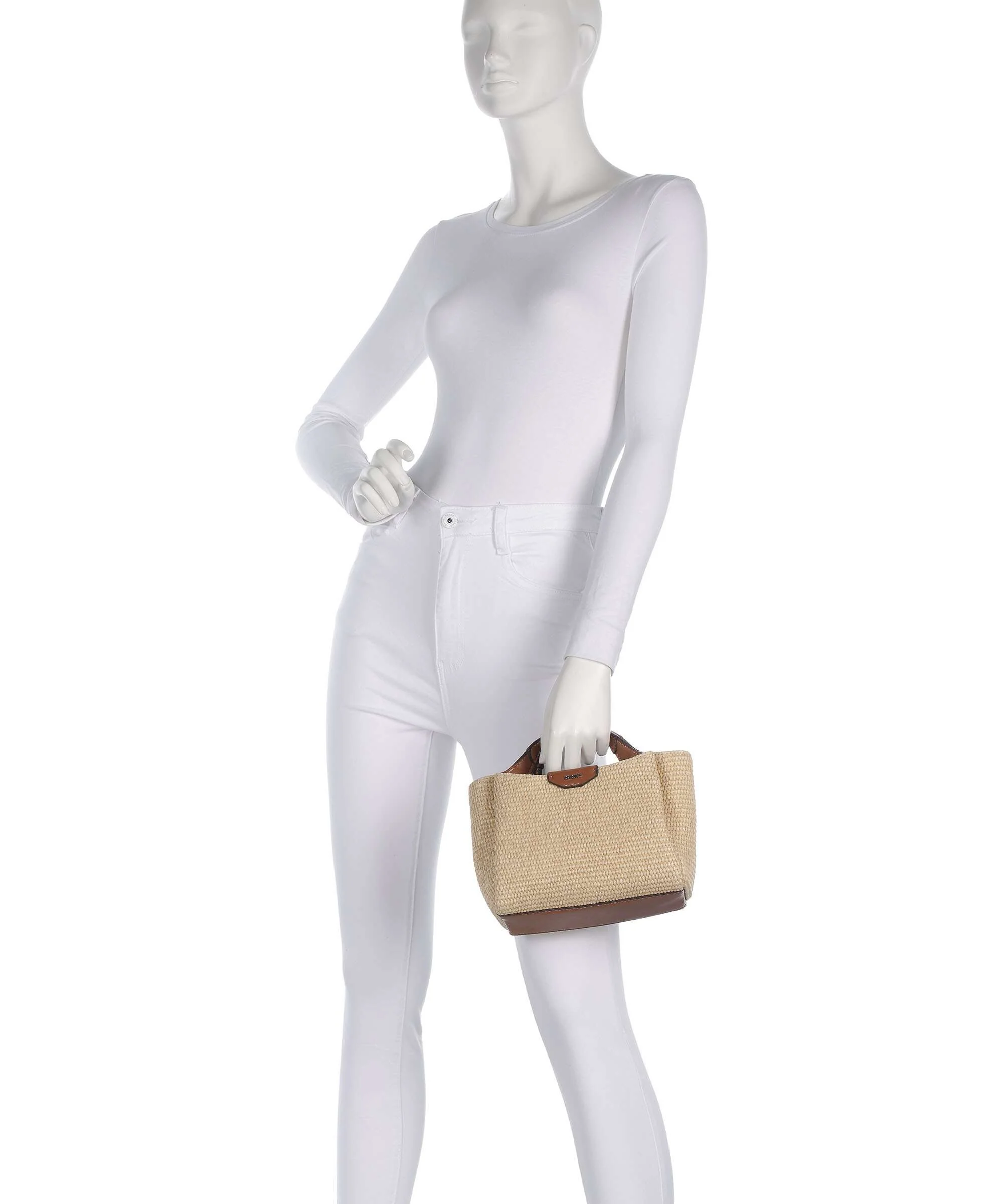 DKNY Willa Torebka natural/saddle - Image 3