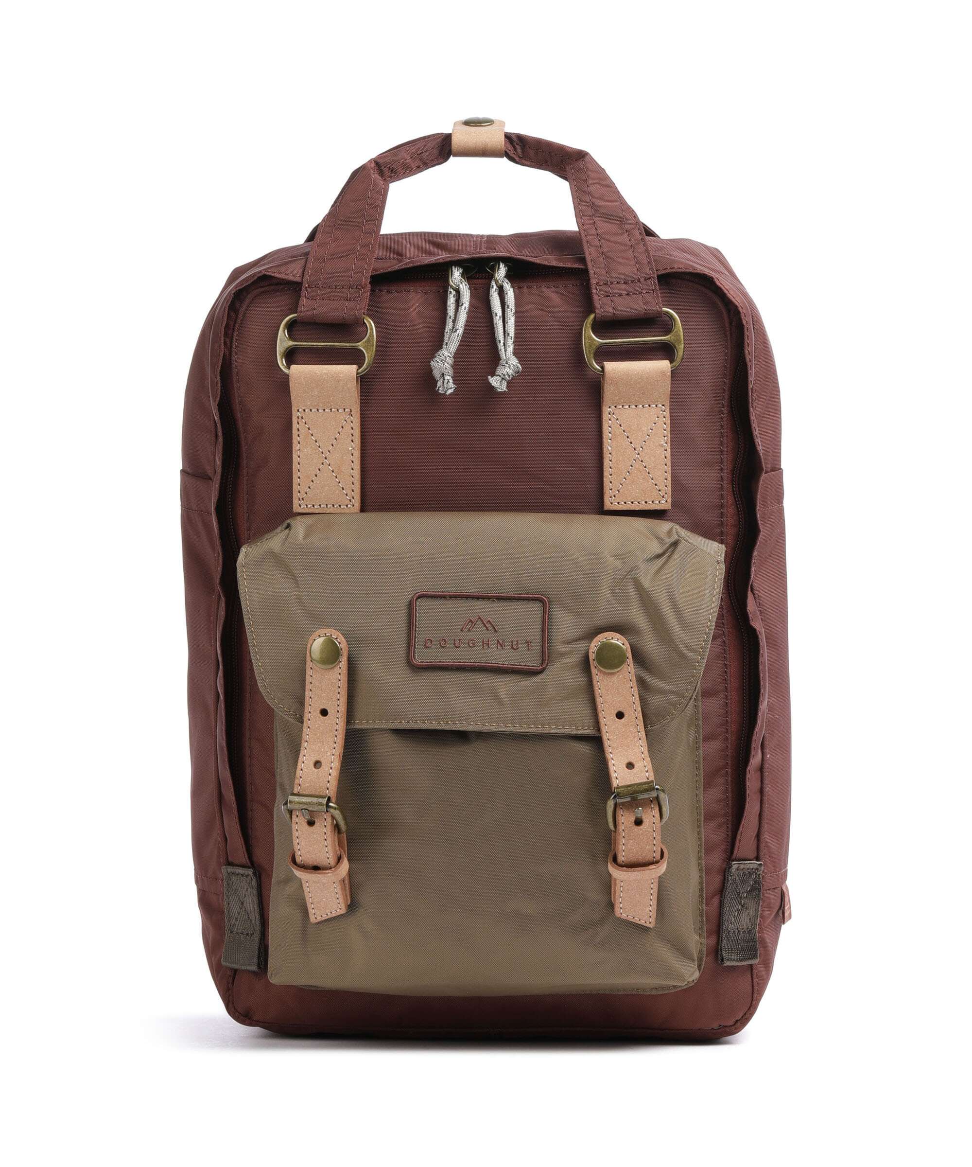 Doughnut Jungle Macaroon Plecak maroon/khaki