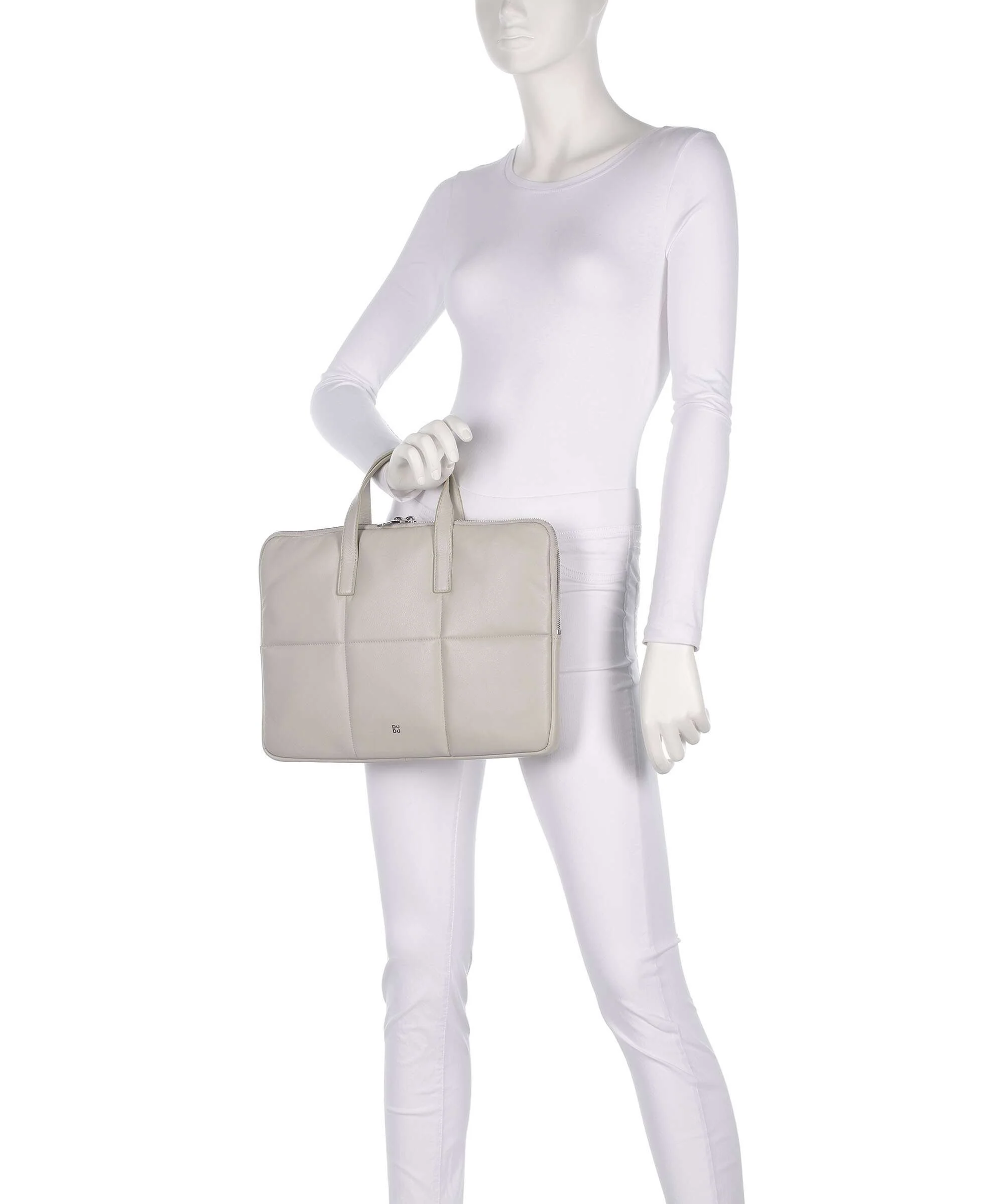 DuDu Bags Togean Aktówka pearl grey - Image 3