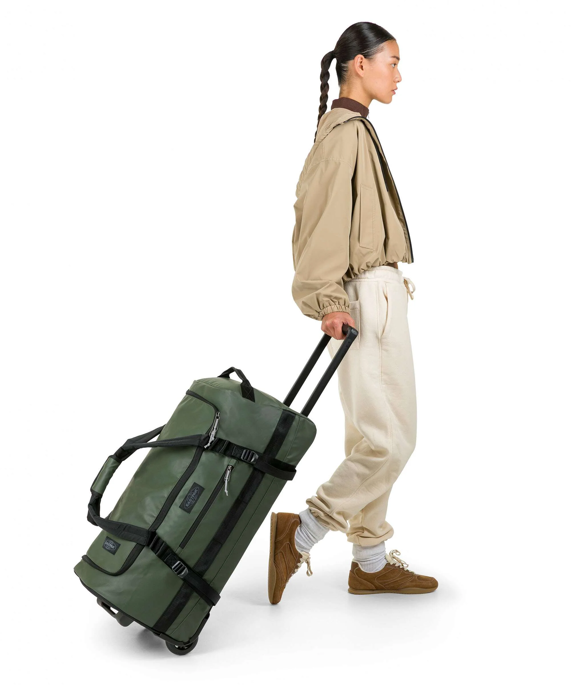 Eastpak Tarp Duffel Pack M Torba podróżna na kółkach forest - Image 3