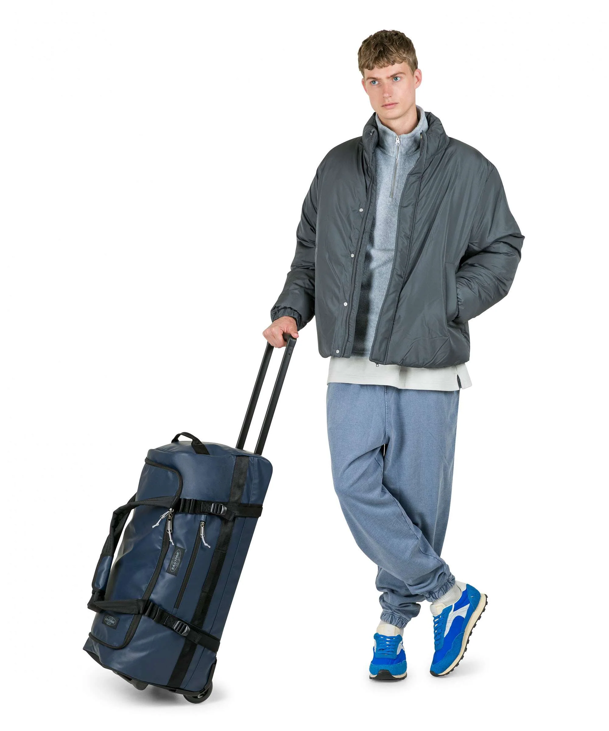 Eastpak Tarp Duffel Pack M Torba podróżna na kółkach navy - Image 3