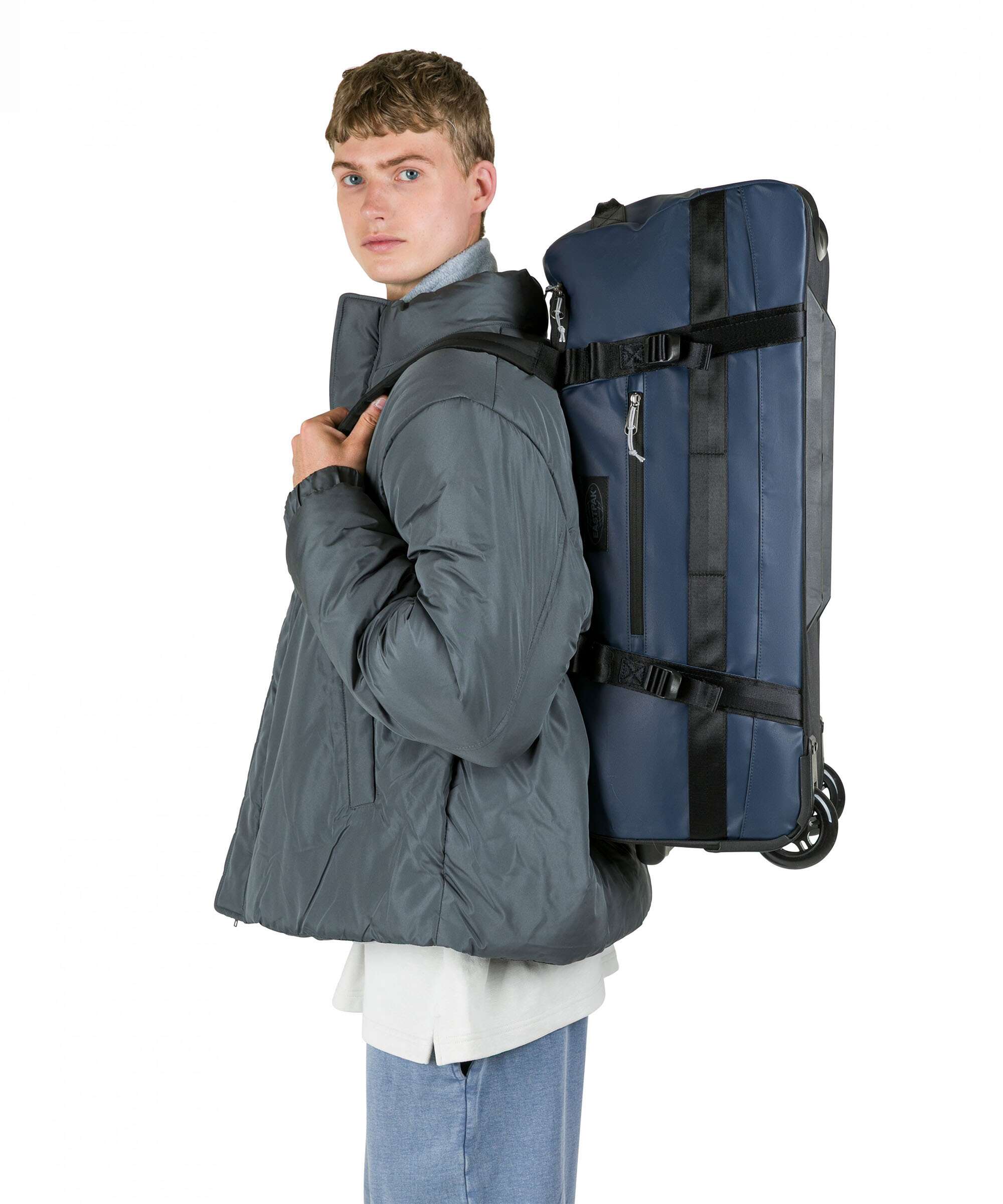 Eastpak Tarp Duffel Pack M Torba podróżna na kółkach navy - Image 4