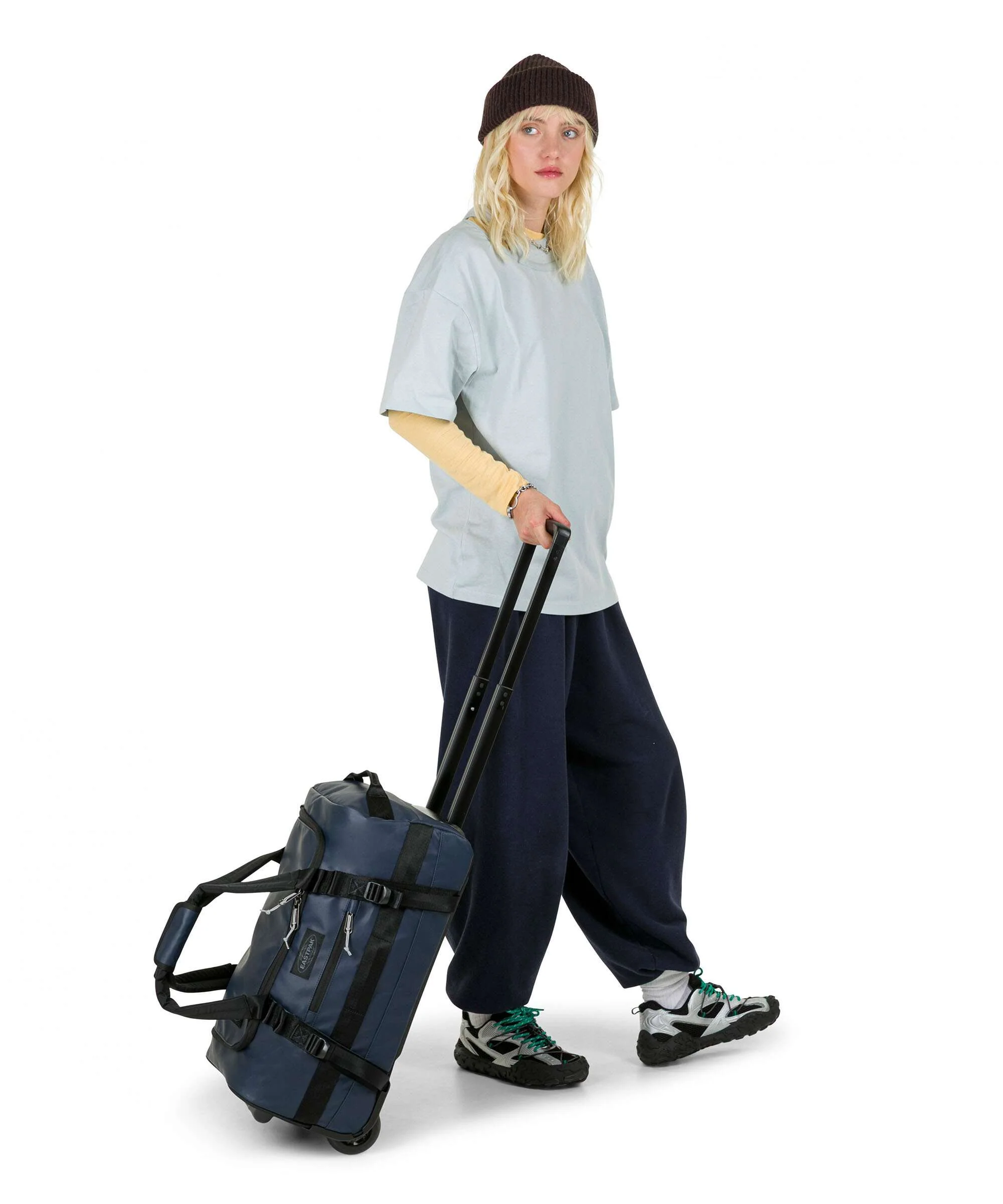 Eastpak Tarp Duffel Pack S Torba podróżna na kółkach navy - Image 3