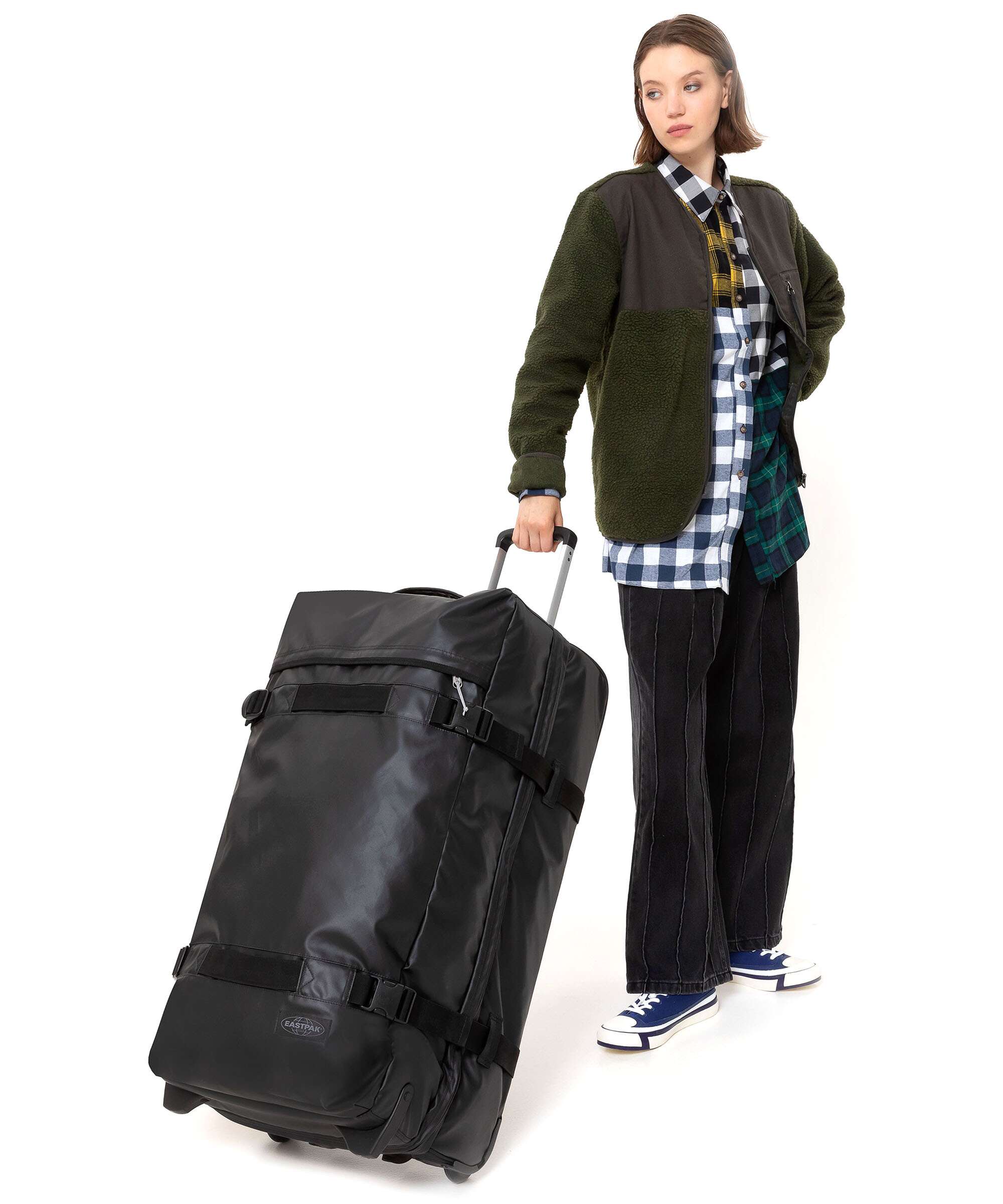 Eastpak Tarp Transit'R L Torba podróżna na kółkach tarp black - Image 3