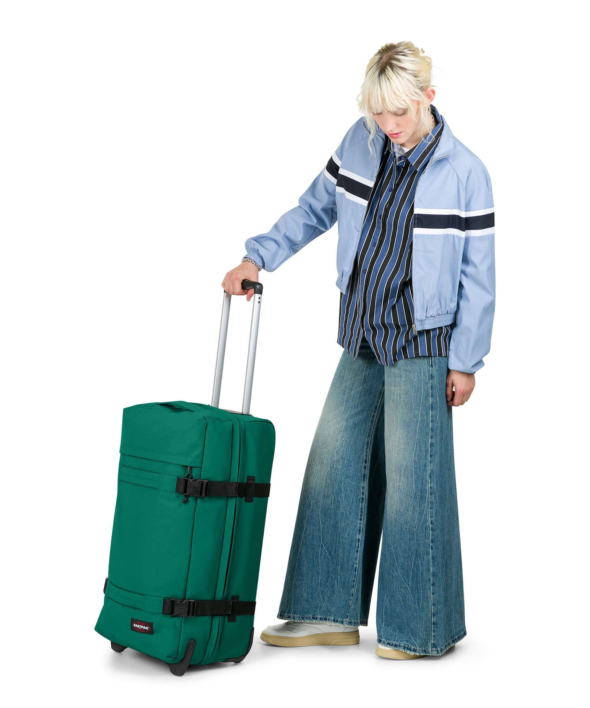 Eastpak Transit'R M Torba podróżna na kółkach pineneedle green - Image 3