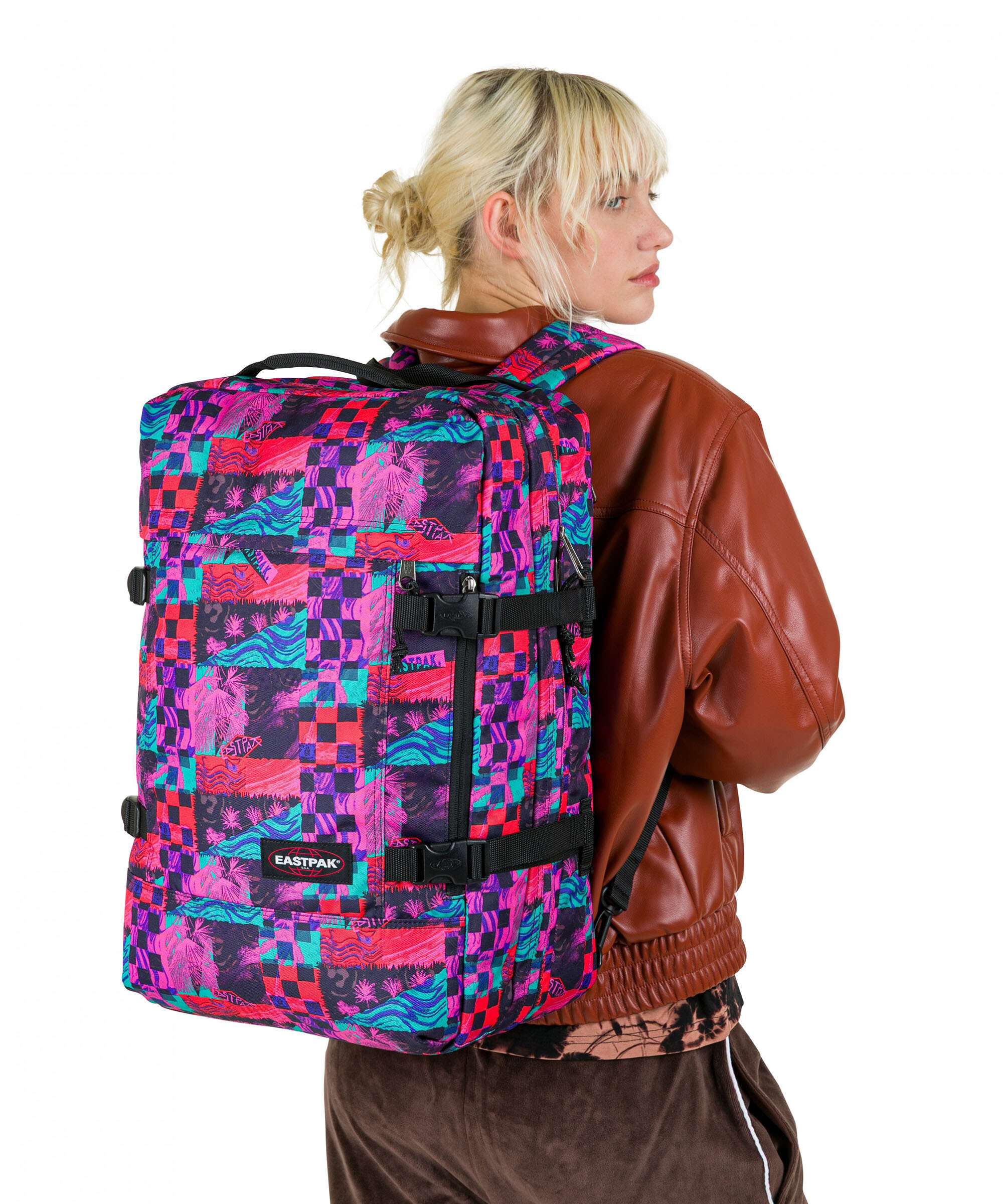 Eastpak Travelpack Plecak podróżny retro surf funk - Image 3