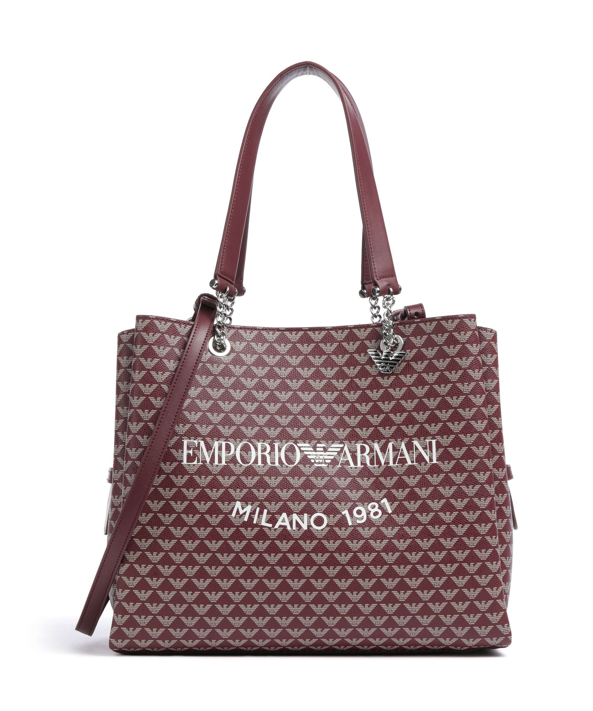 Emporio Armani Annie Torba na zakupy vinaccia/ecru/bianco/grape marc/white