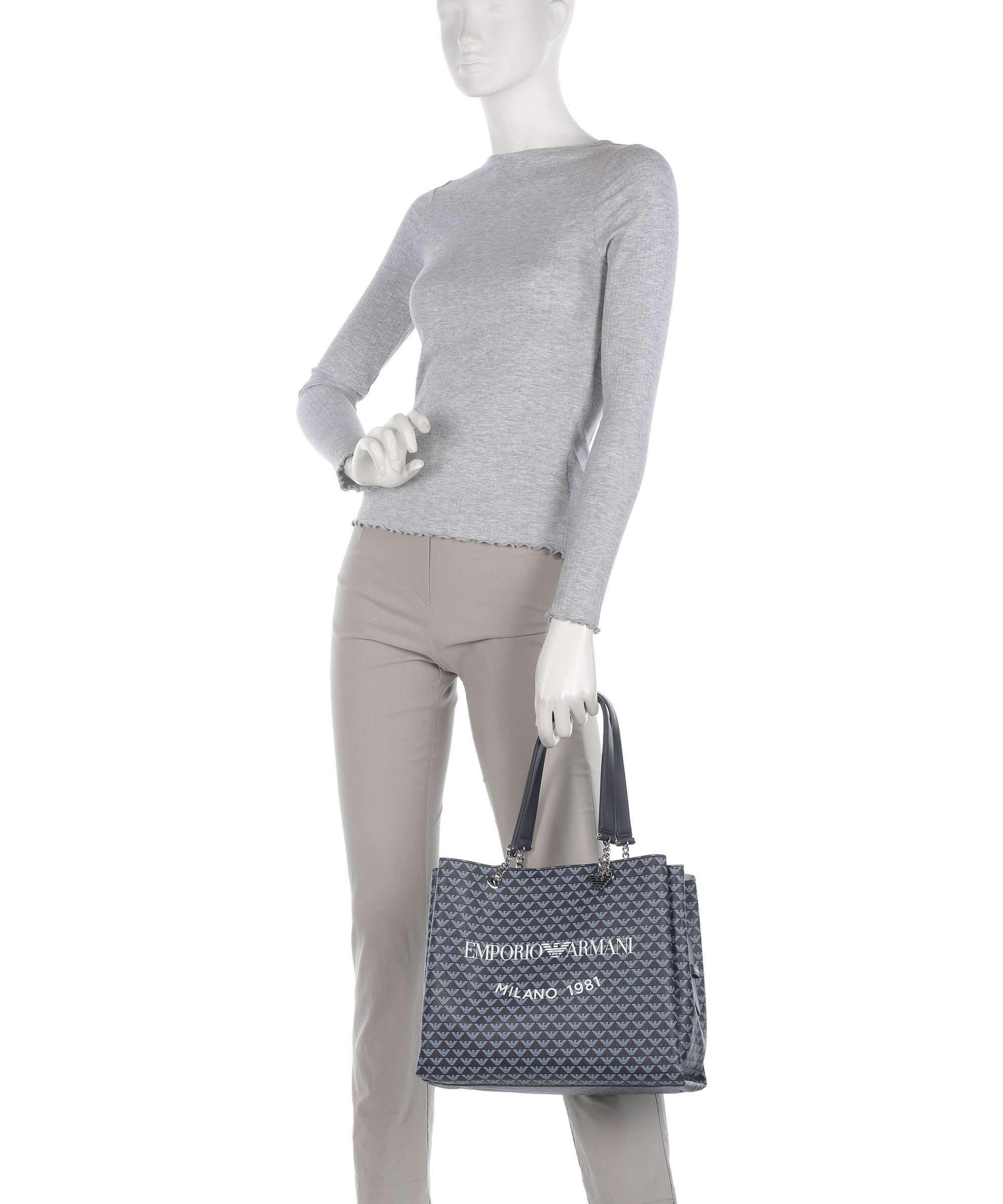 Emporio Armani Annie Torba na zakupy dark blue/deep blue/white - Image 3
