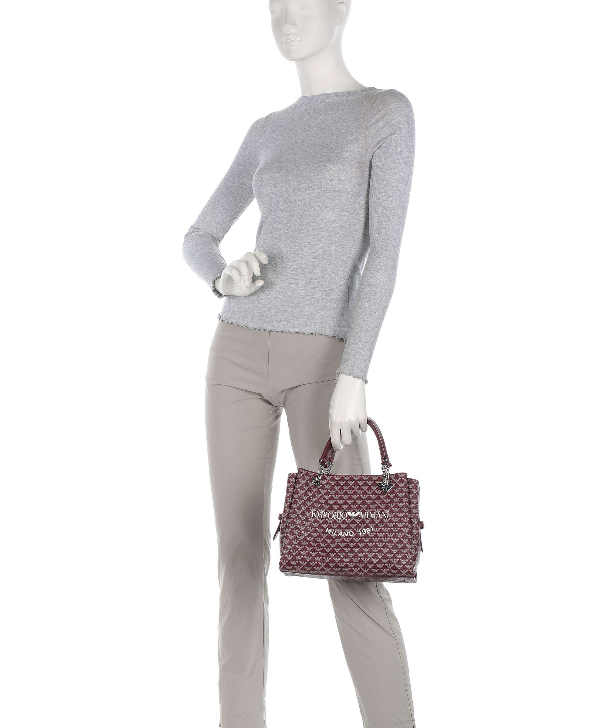 Emporio Armani Annie Torebka vinaccia/ecru/bianco/grape marc/white - Image 3