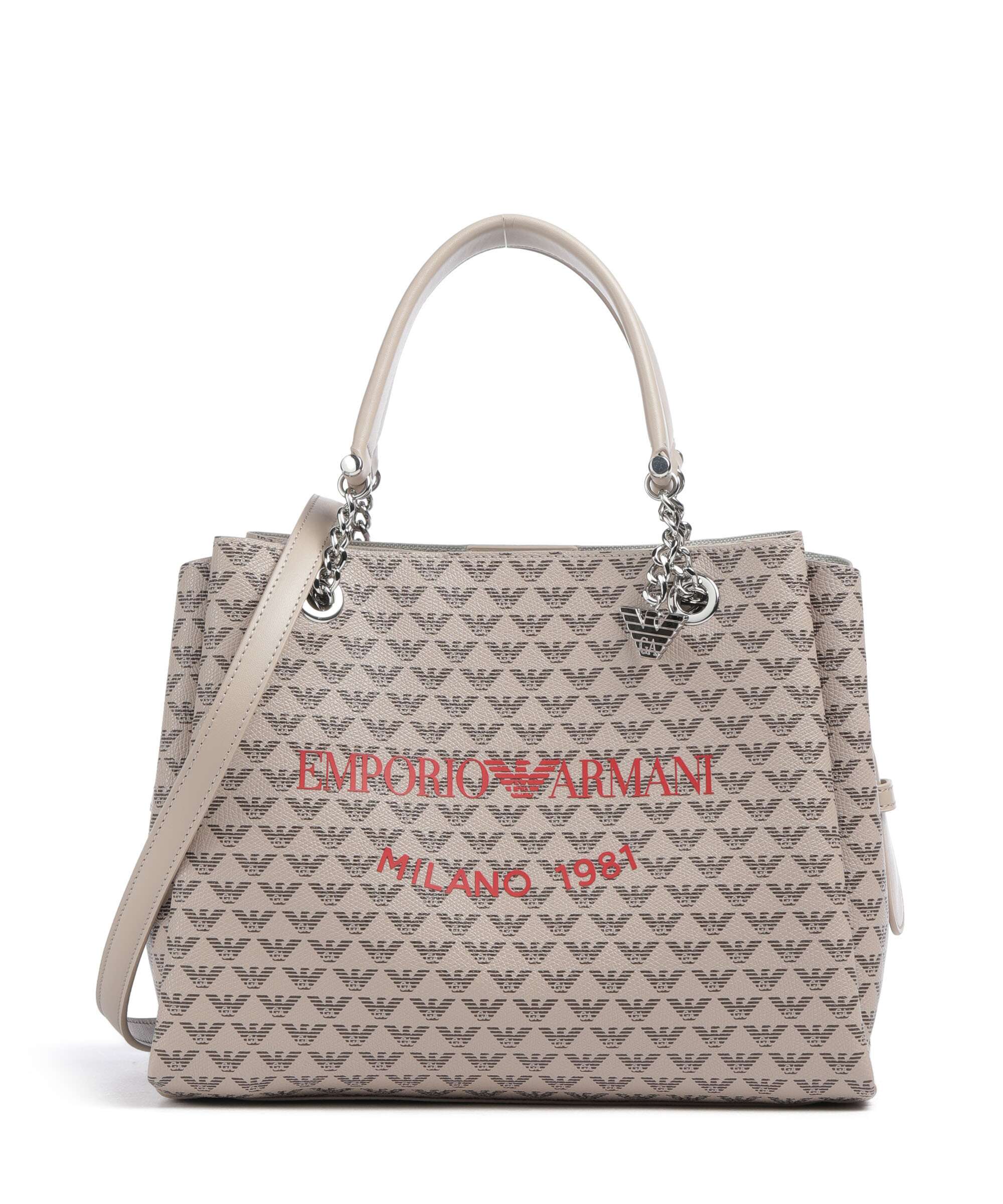 Emporio Armani Annie Torebka ecru/moro/rosso