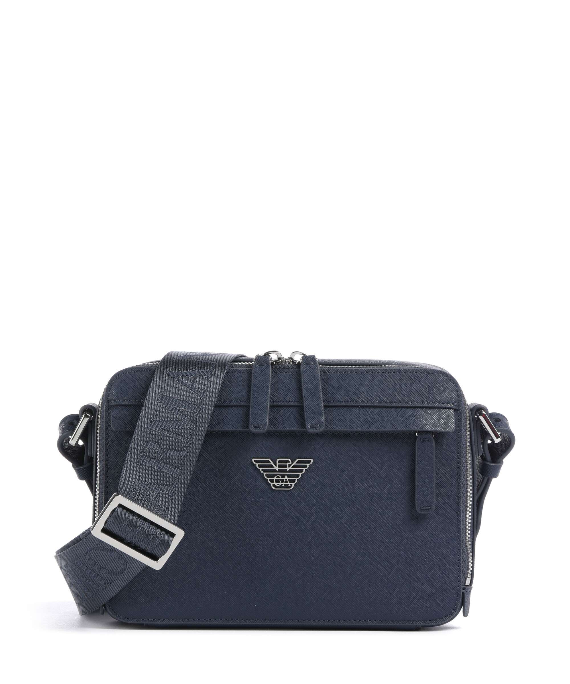 Emporio Armani Business Regenerated Torba przez ramię medieval blue