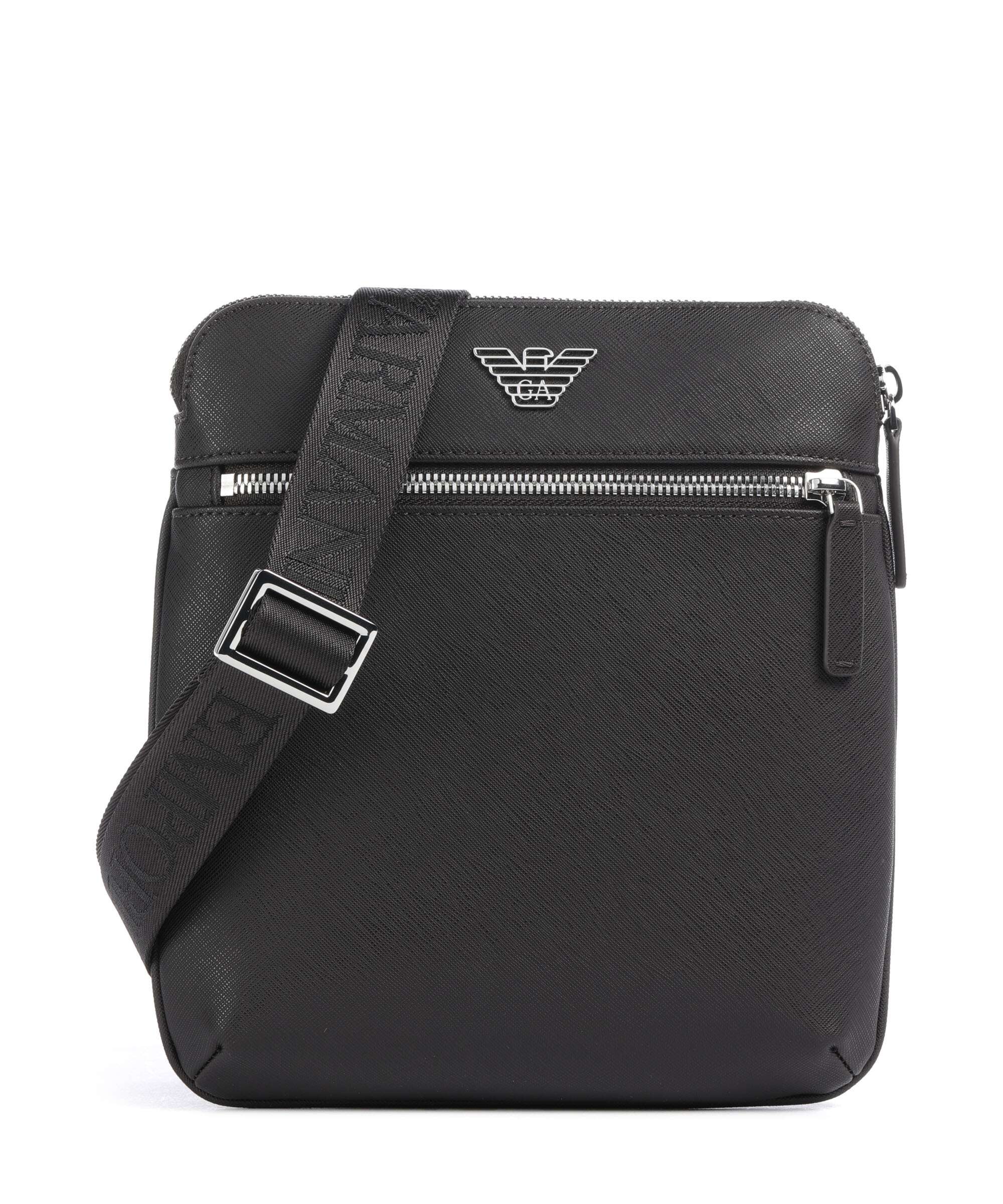 Emporio Armani Business Regenerated Torba przez ramię ebony