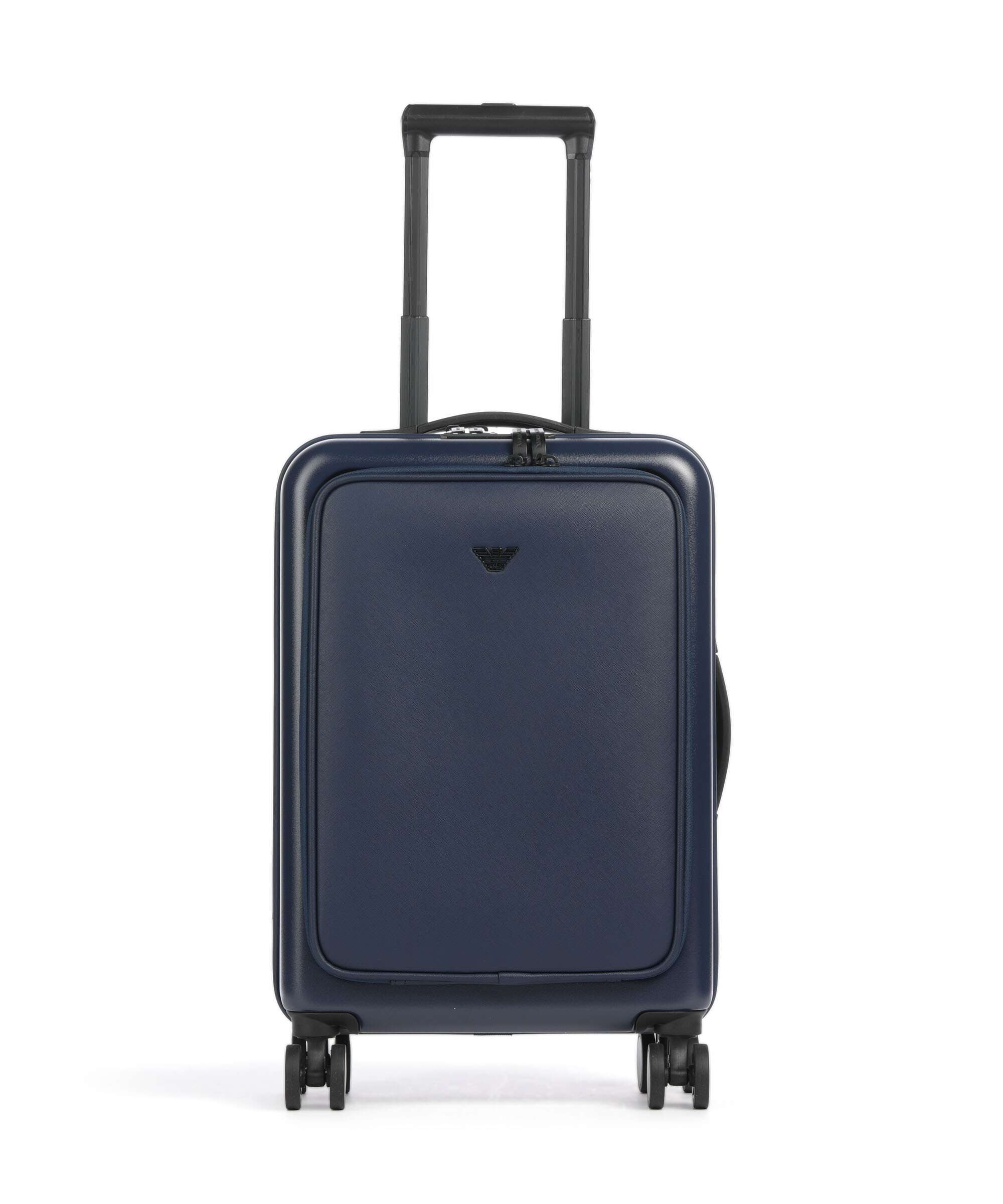 Emporio Armani Business Regenerated Walizka na 4 kołach medieval blue