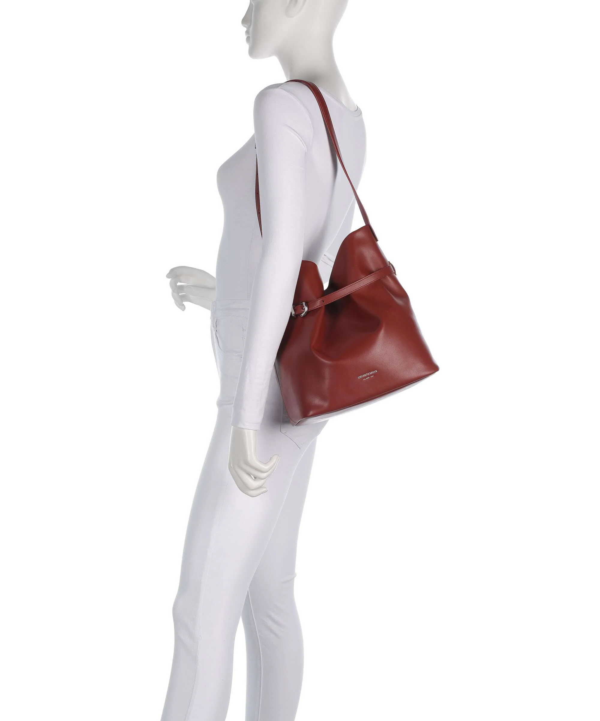 Emporio Armani Deva M Torebka worek brandy - Image 3