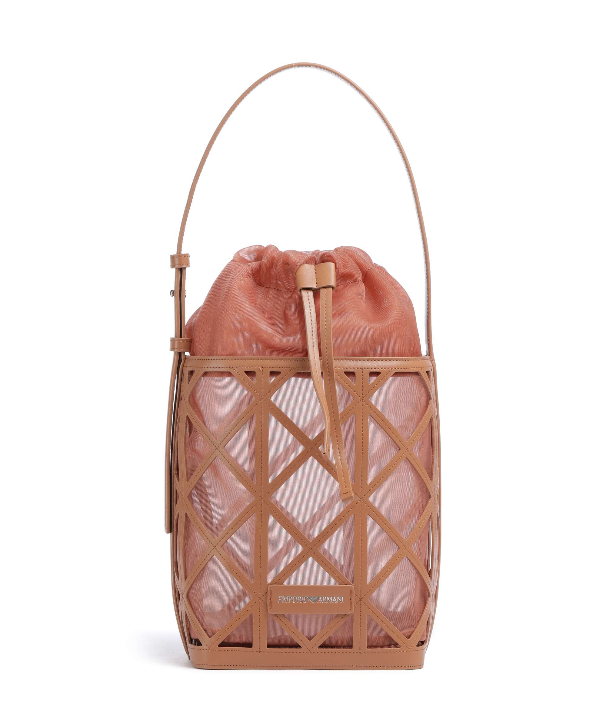 Emporio Armani Deva M Torebka worek terracotta