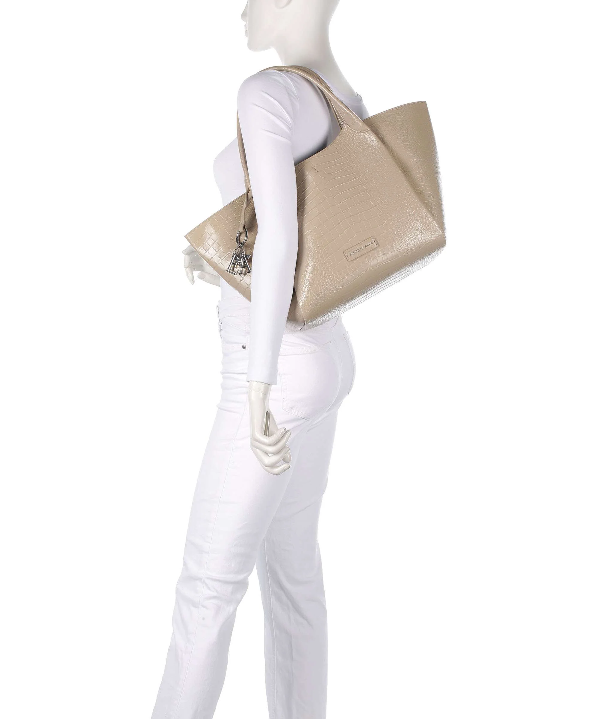 Emporio Armani Durini 24 Torba na zakupy beige - Image 3