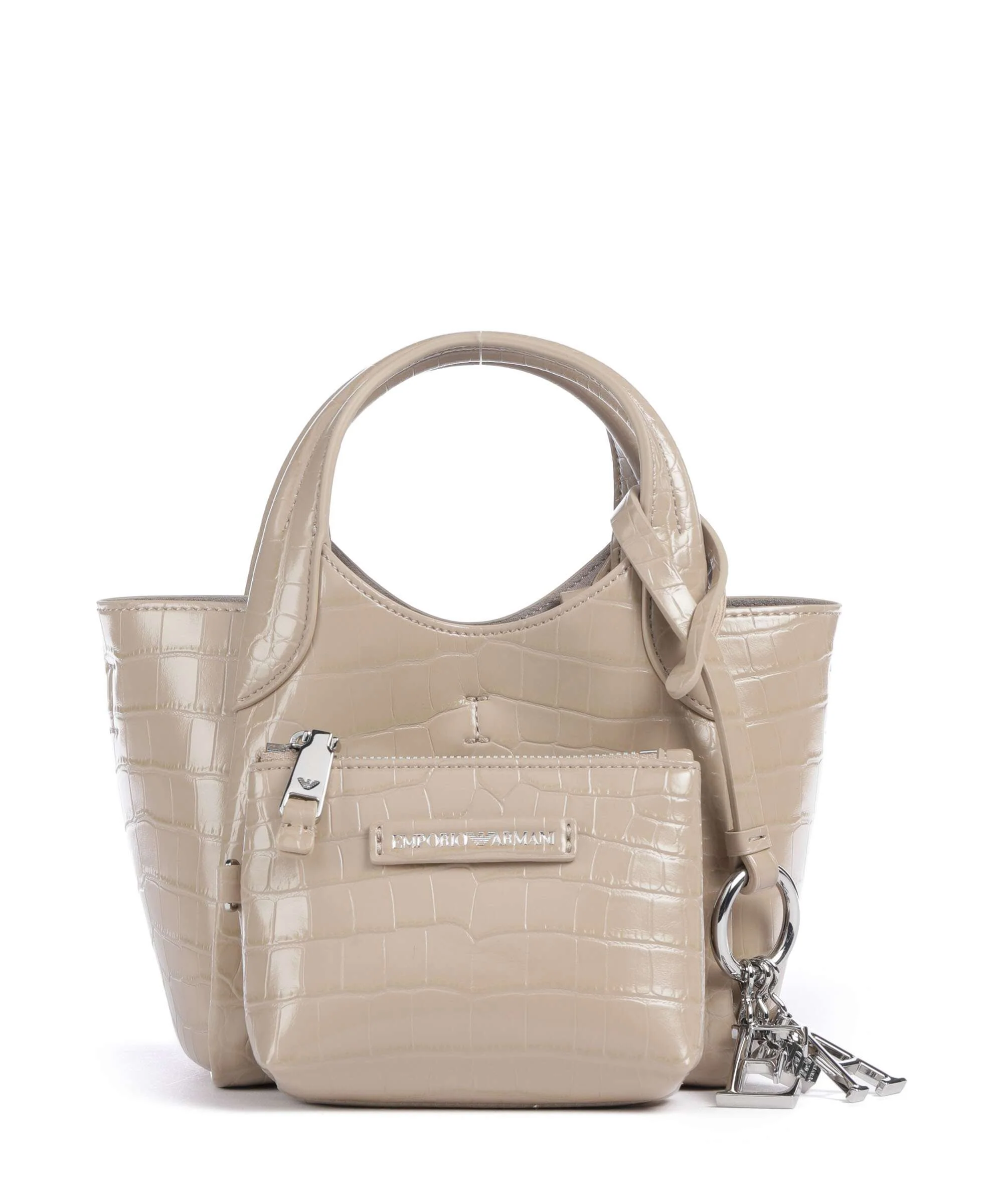 Emporio Armani Durini 24 Torba przez ramię beige - Image 4