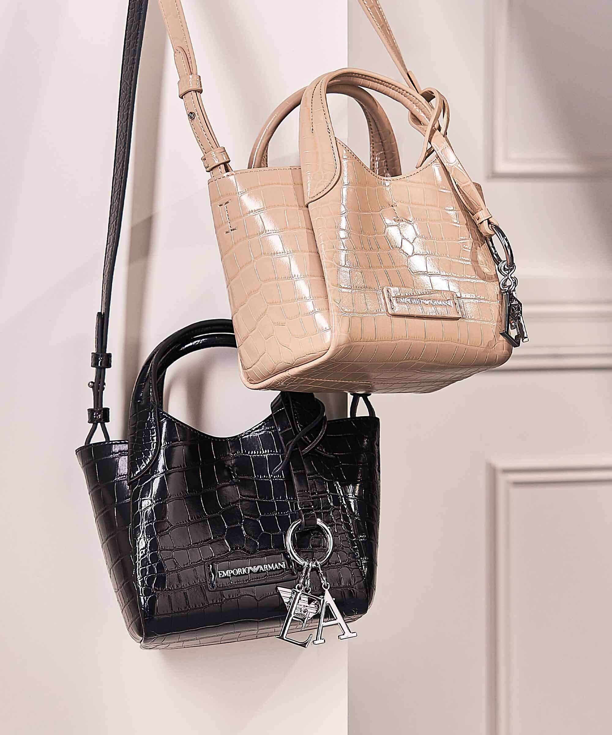 Emporio Armani Durini 24 Torba przez ramię beige - Image 8