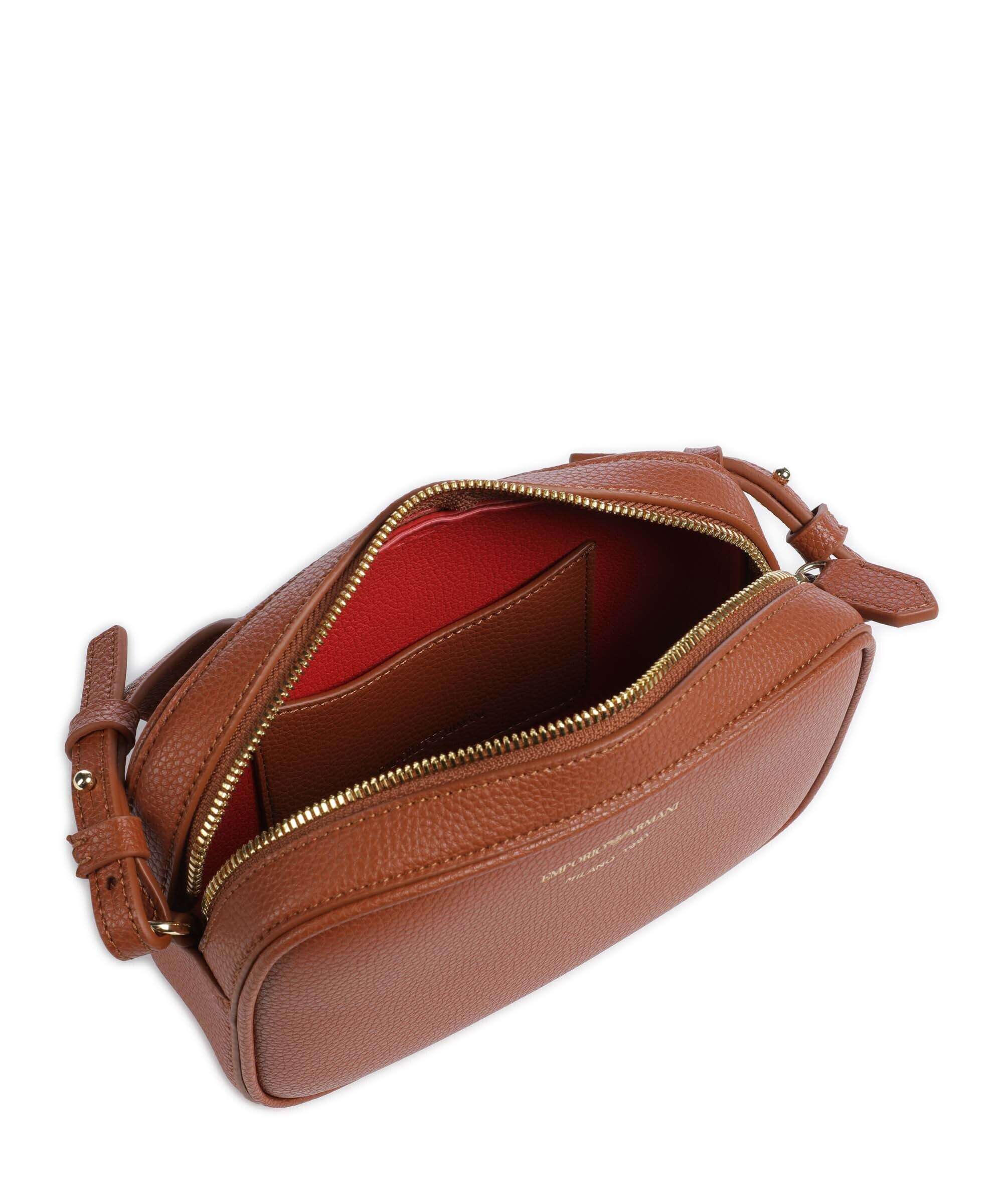 Emporio Armani Lilly Torba przez ramię cuoio/rosso - Image 6