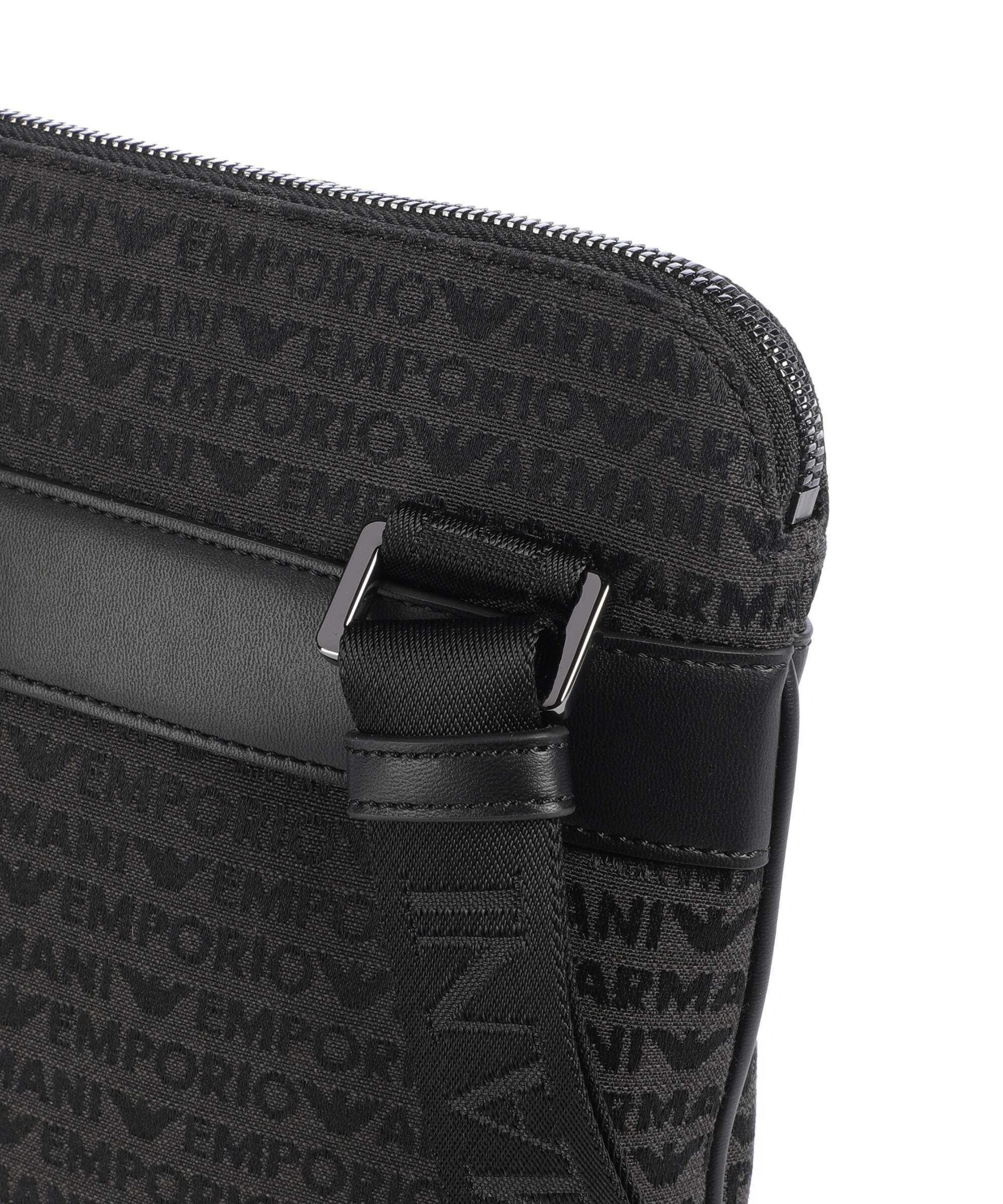 Emporio Armani Logo Jacquard Torba przez ramię bristol black - Image 4