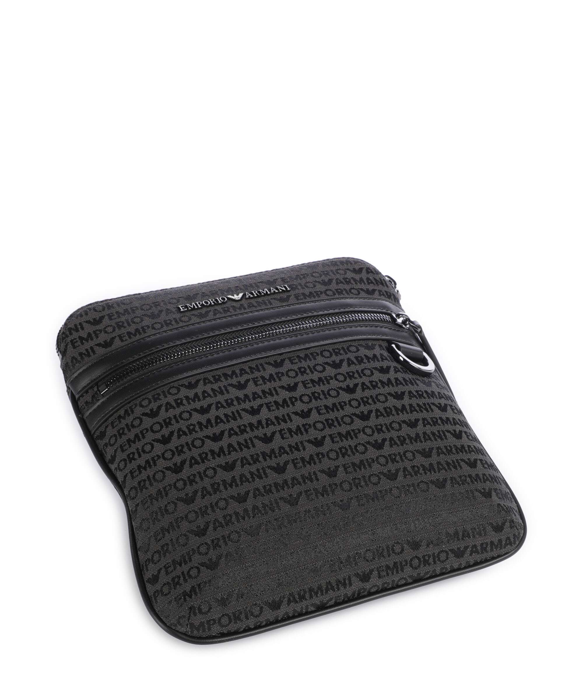 Emporio Armani Logo Jacquard Torba przez ramię bristol black - Image 5