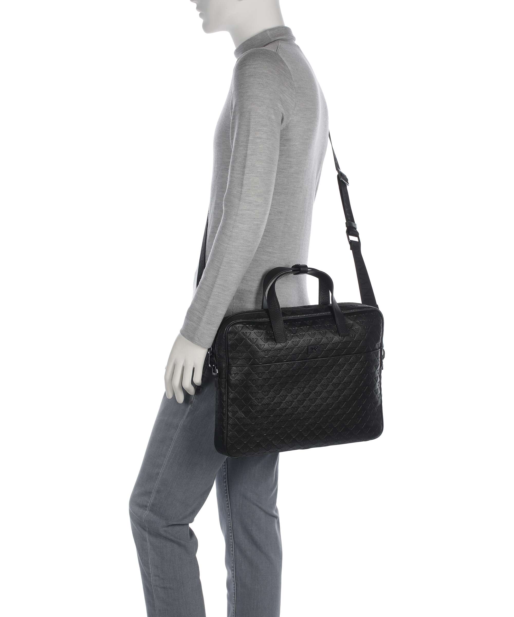 Emporio Armani Minorca Aktówka black beauty - Image 3