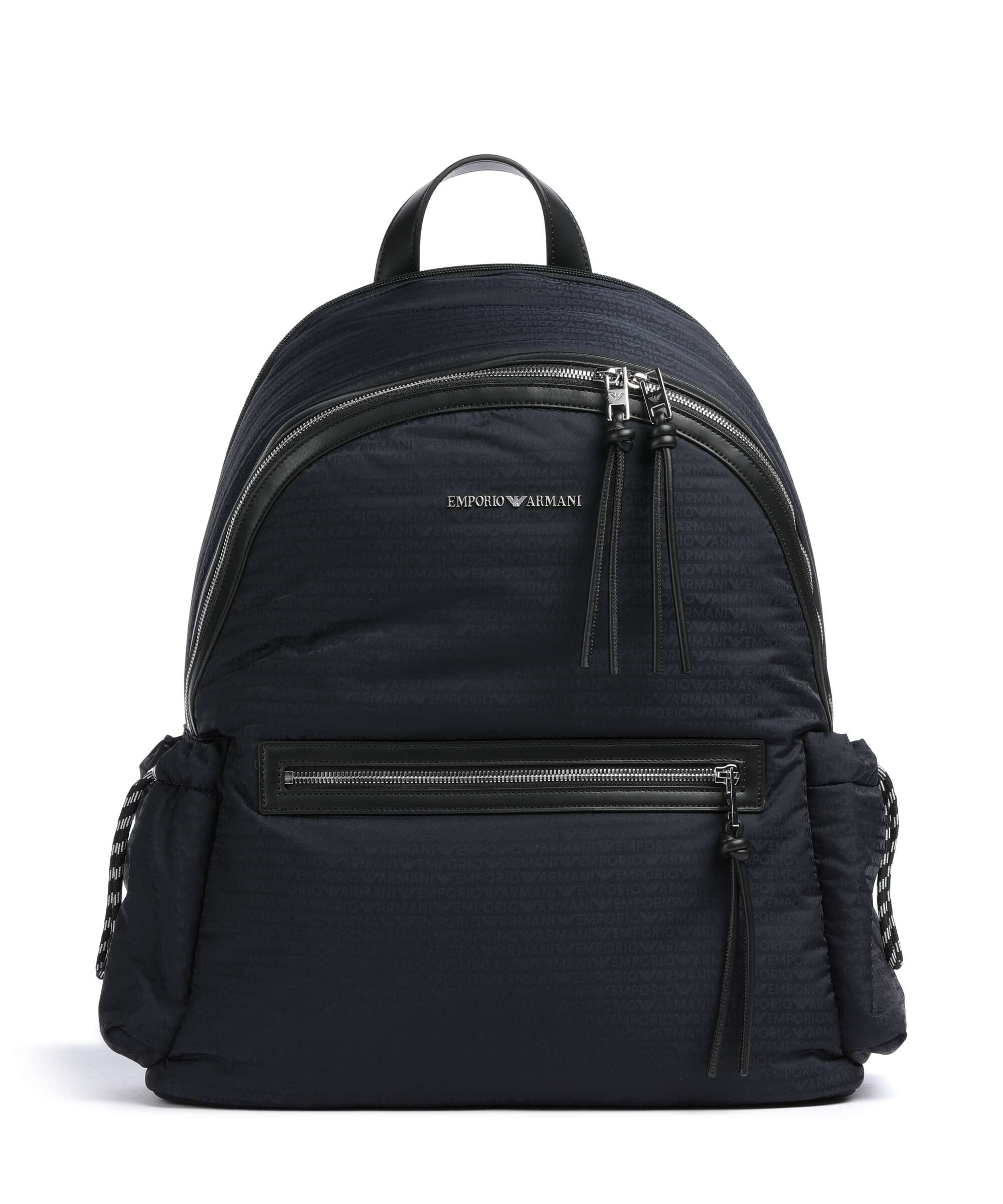 Emporio Armani Monogram Plecak iconico blu navy