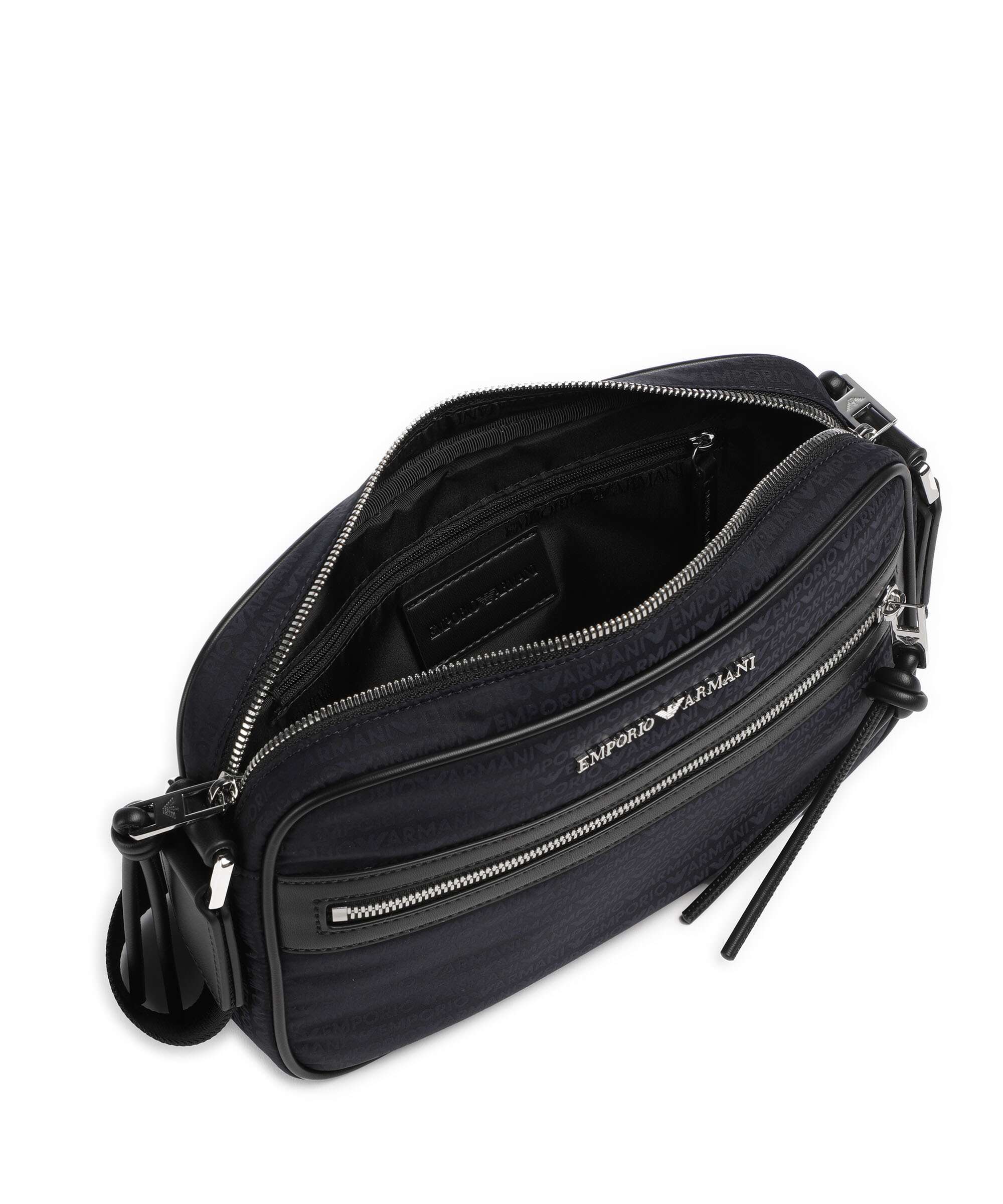 Emporio Armani Monogram Torba przez ramię iconico blu navy - Image 6