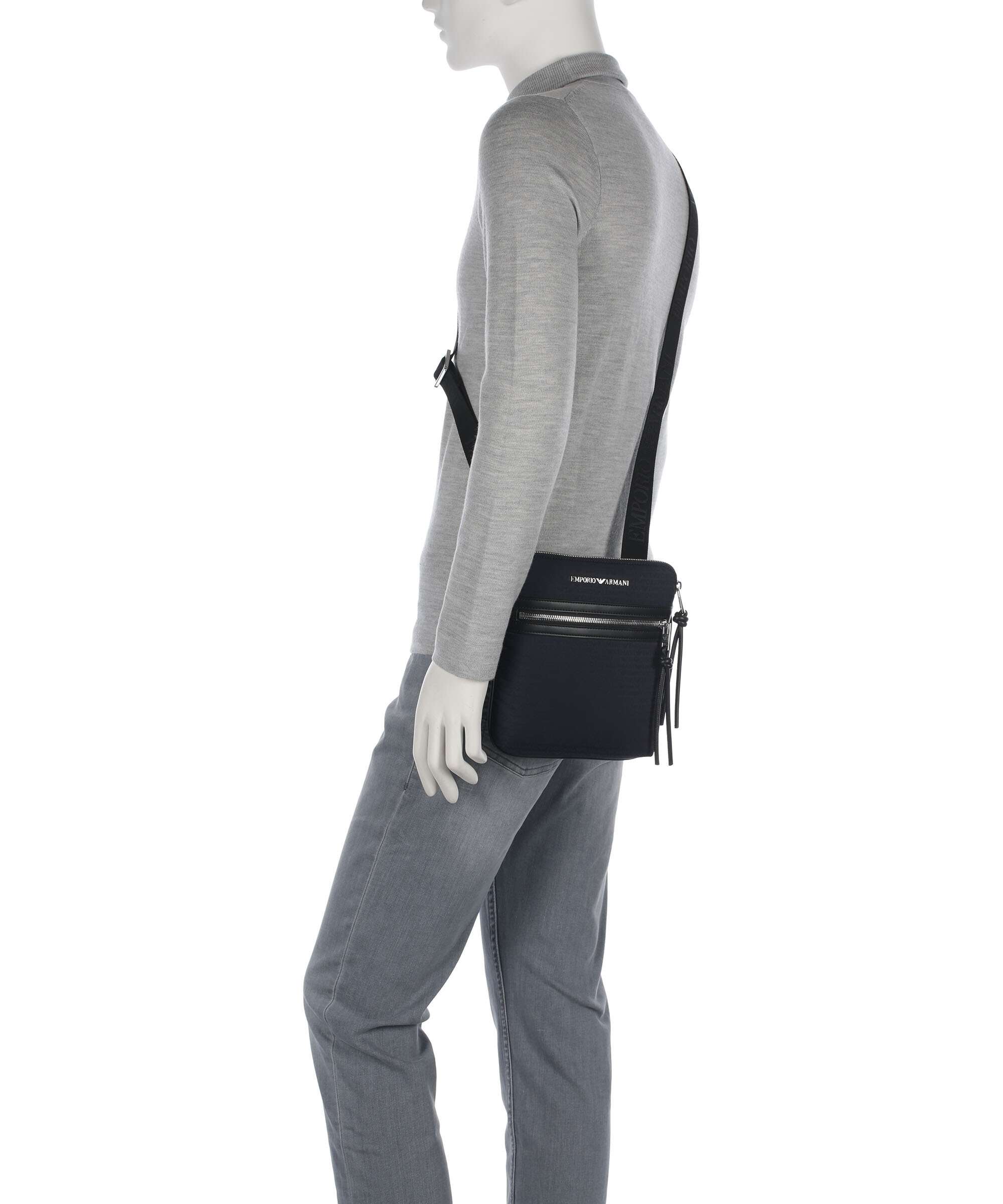 Emporio Armani Monogram Torba przez ramię iconico blu navy - Image 3