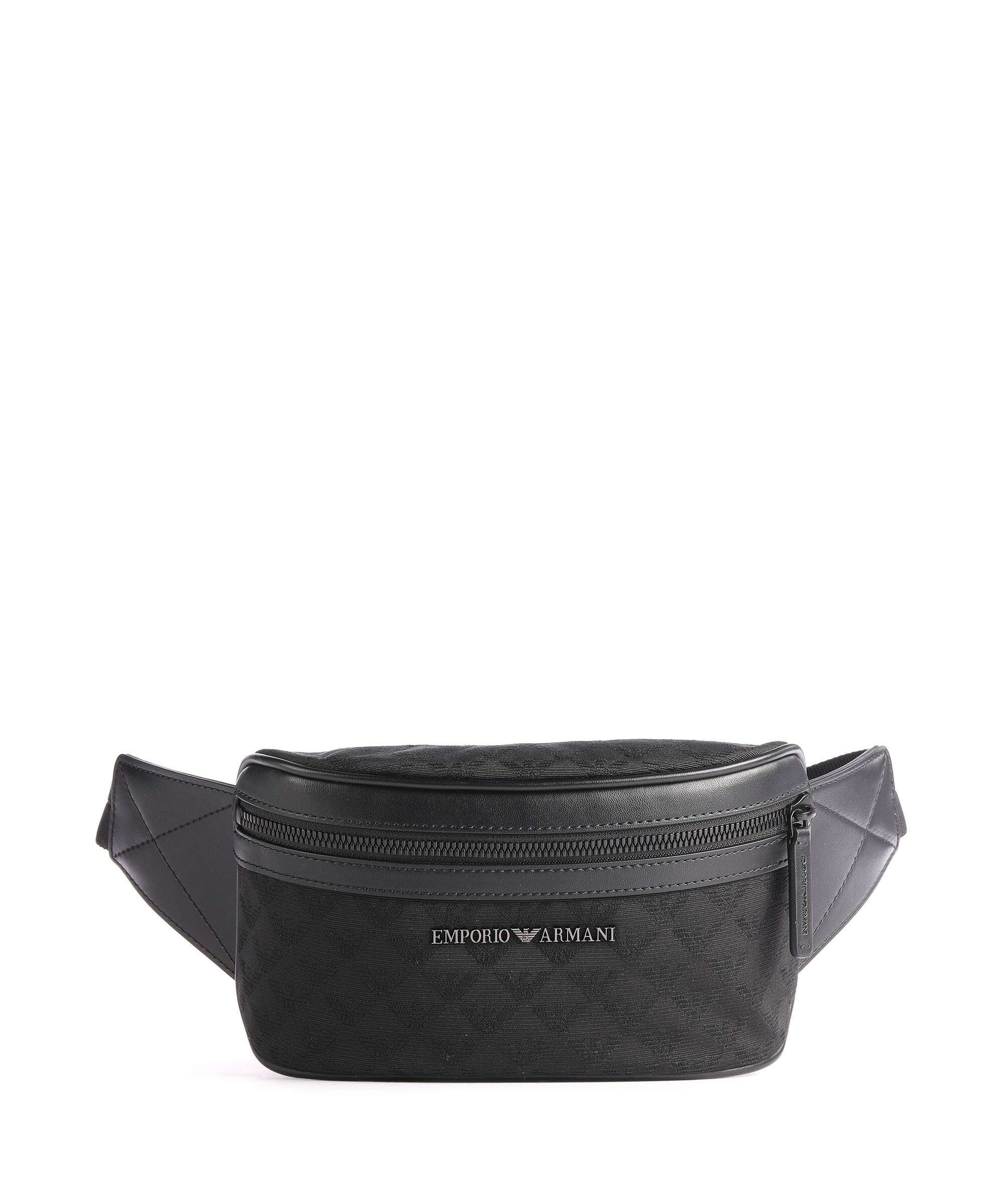 Emporio Armani Omnia Jacquard Saszetka nerka black