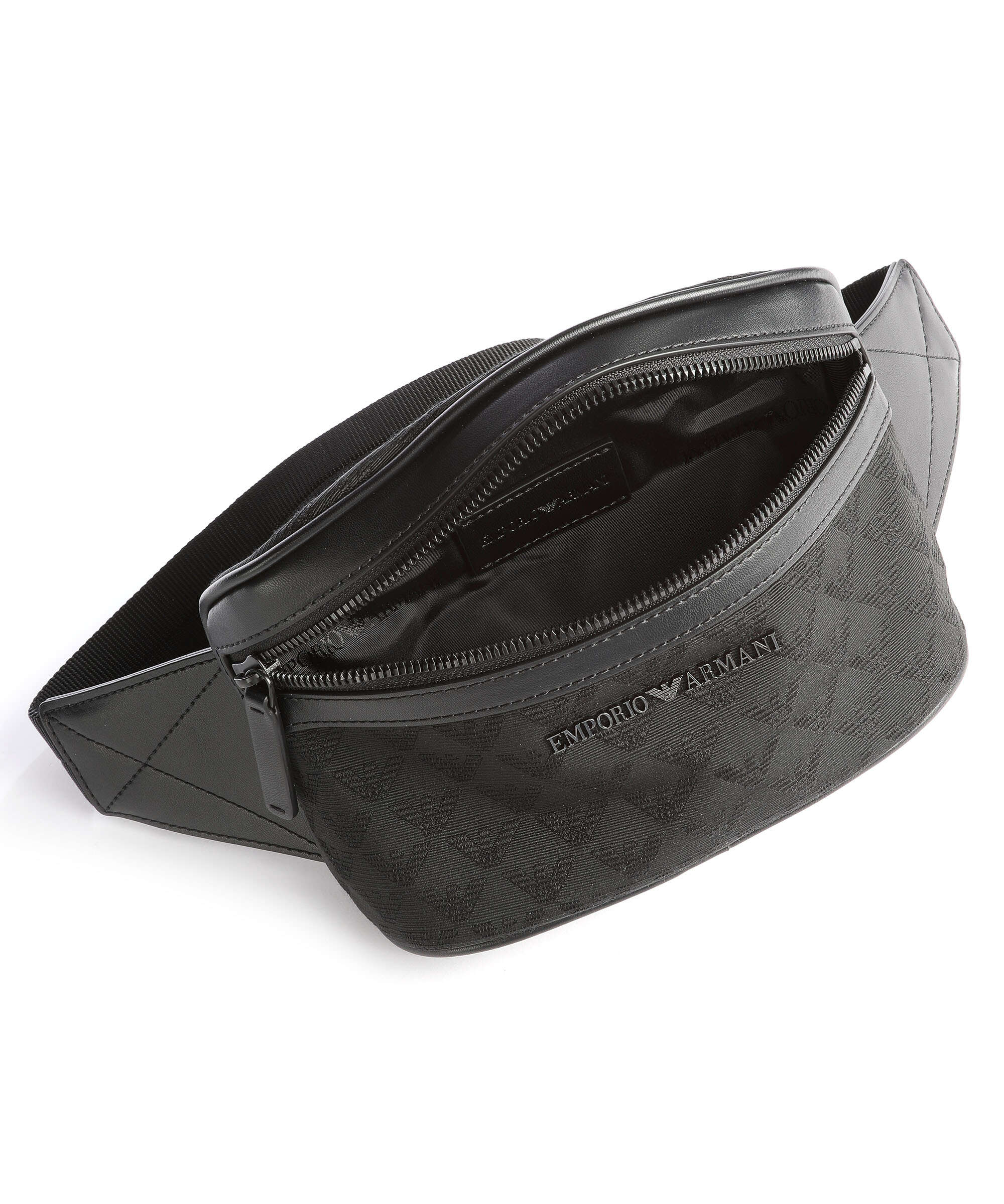 Emporio Armani Omnia Jacquard Saszetka nerka black - Image 4