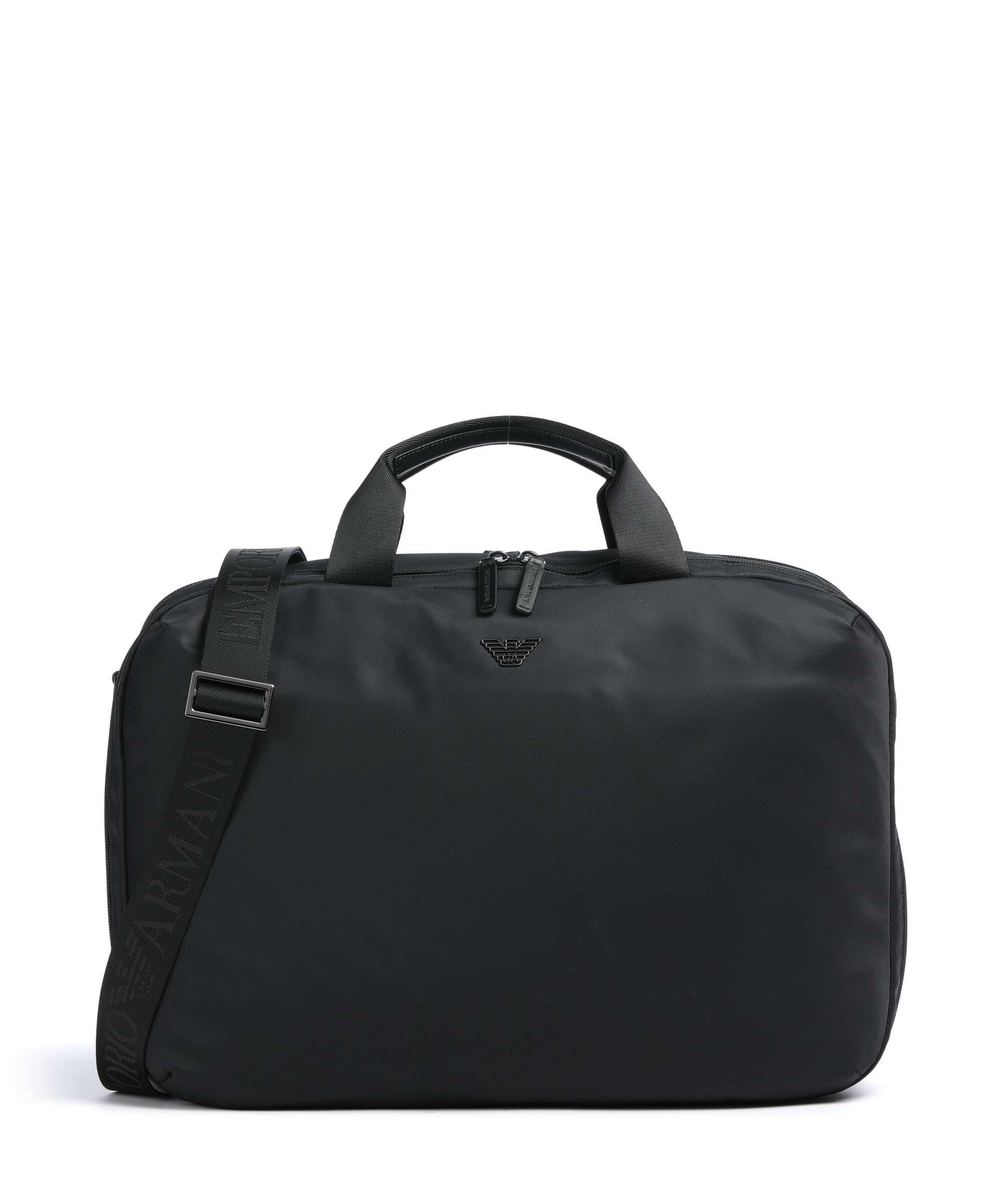 Emporio Armani Recycled Nylon Plecak-torba black beauty