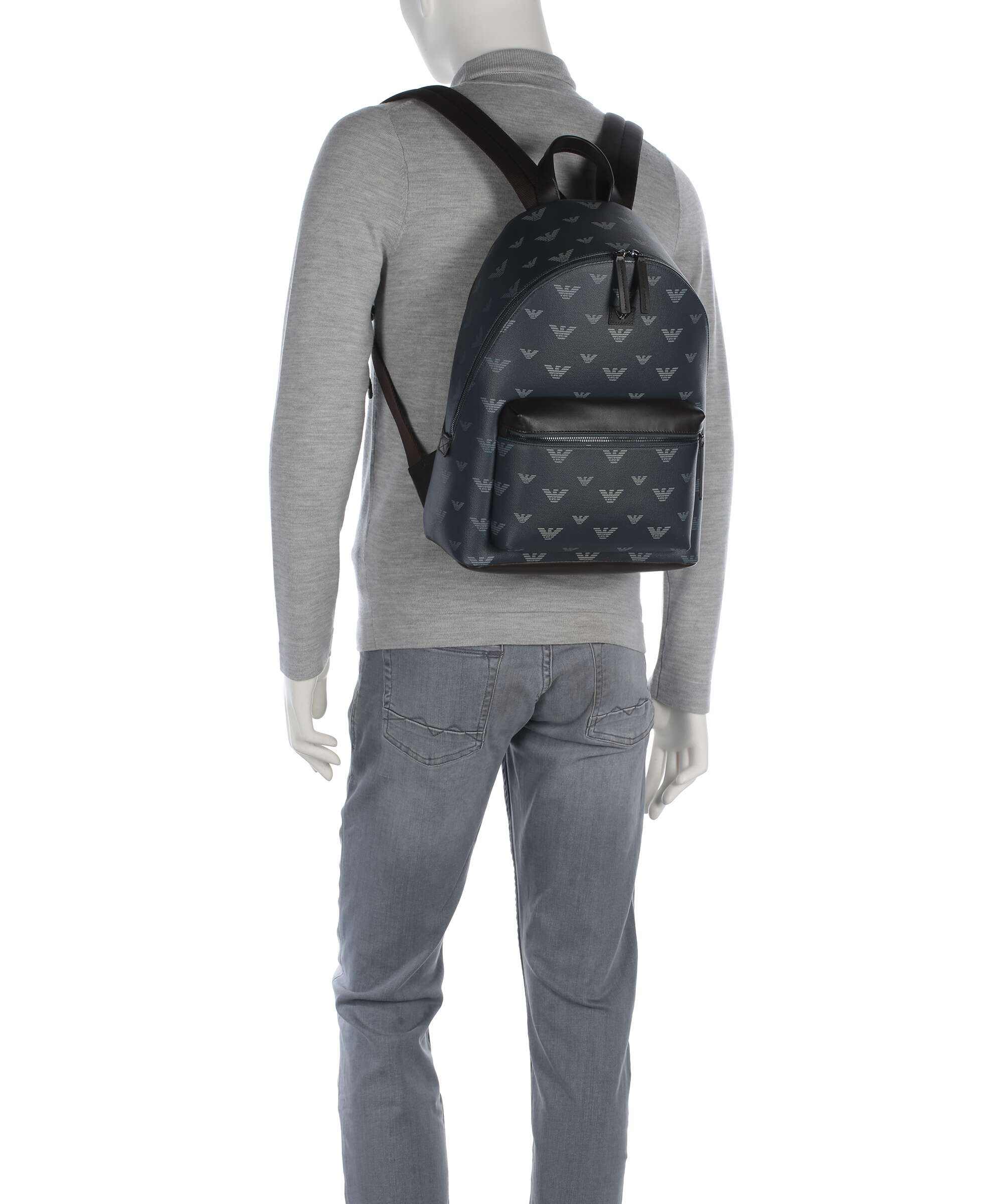 Emporio Armani Special Minorca Plecak blu/eagle all over - Image 3