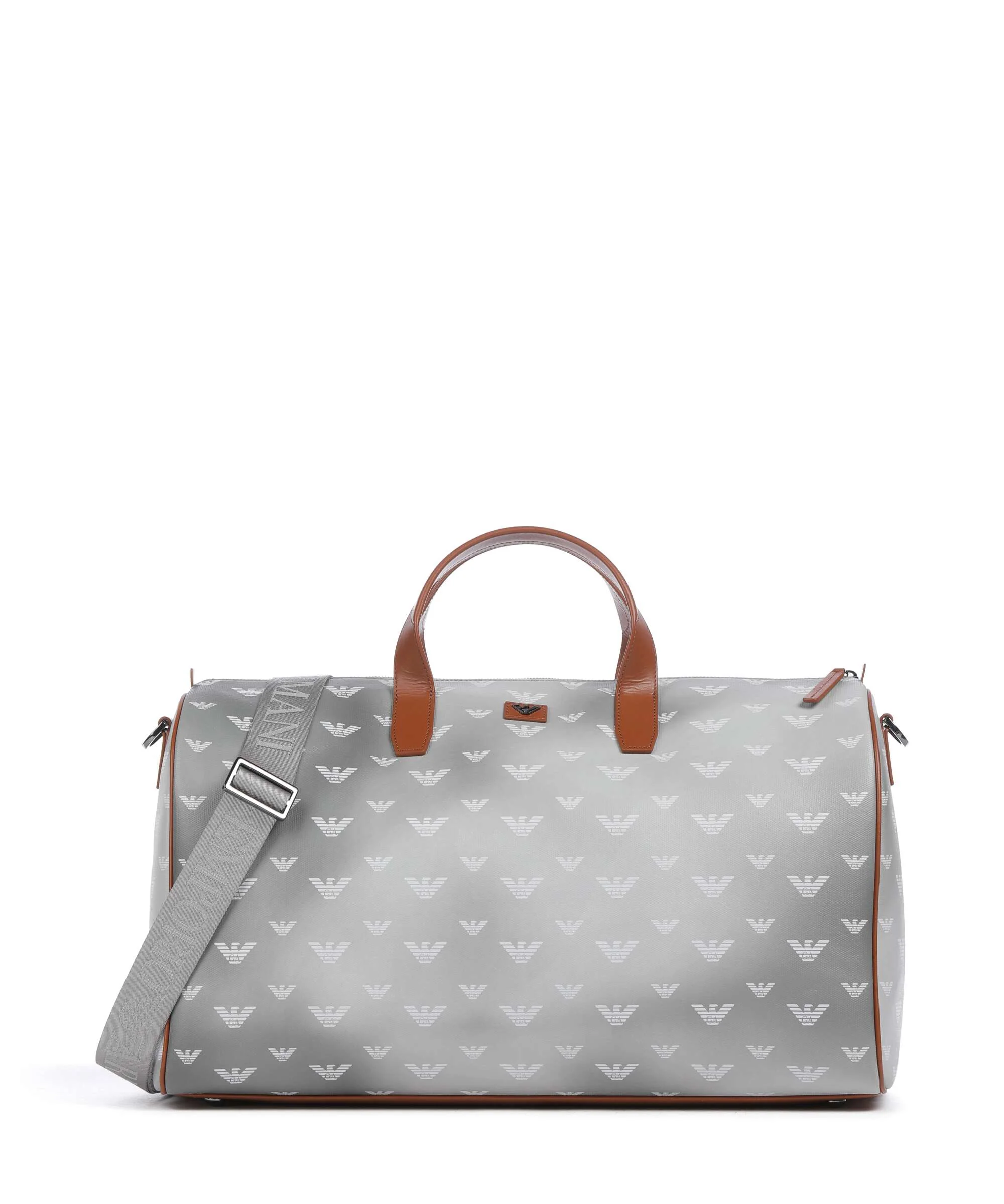 Emporio Armani Special Minorca Torba weekendowa grey/eagle allover