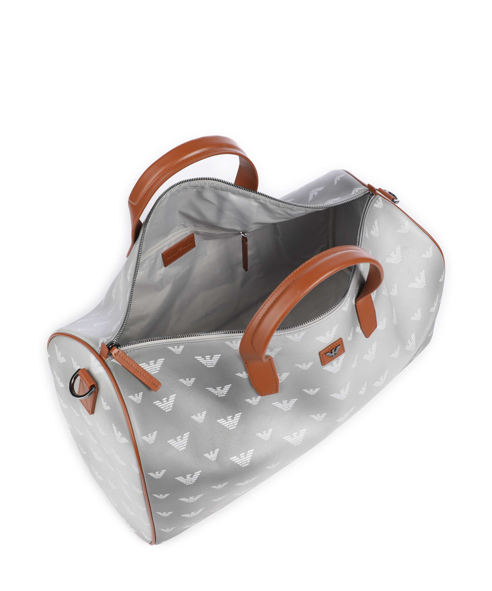 Emporio Armani Special Minorca Torba weekendowa grey/eagle allover - Image 5