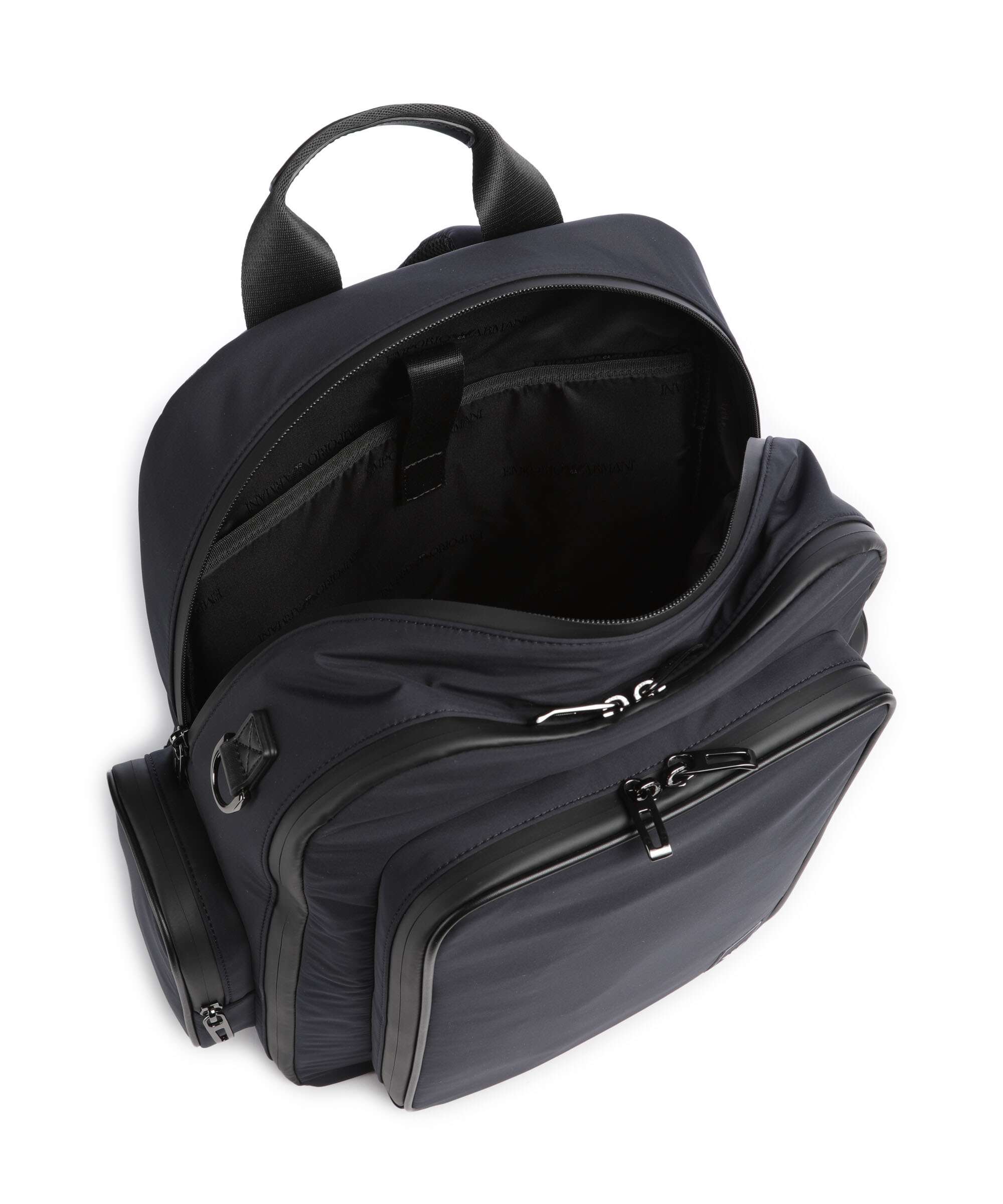 Emporio Armani Travel Essential Plecak blu navy - Image 6