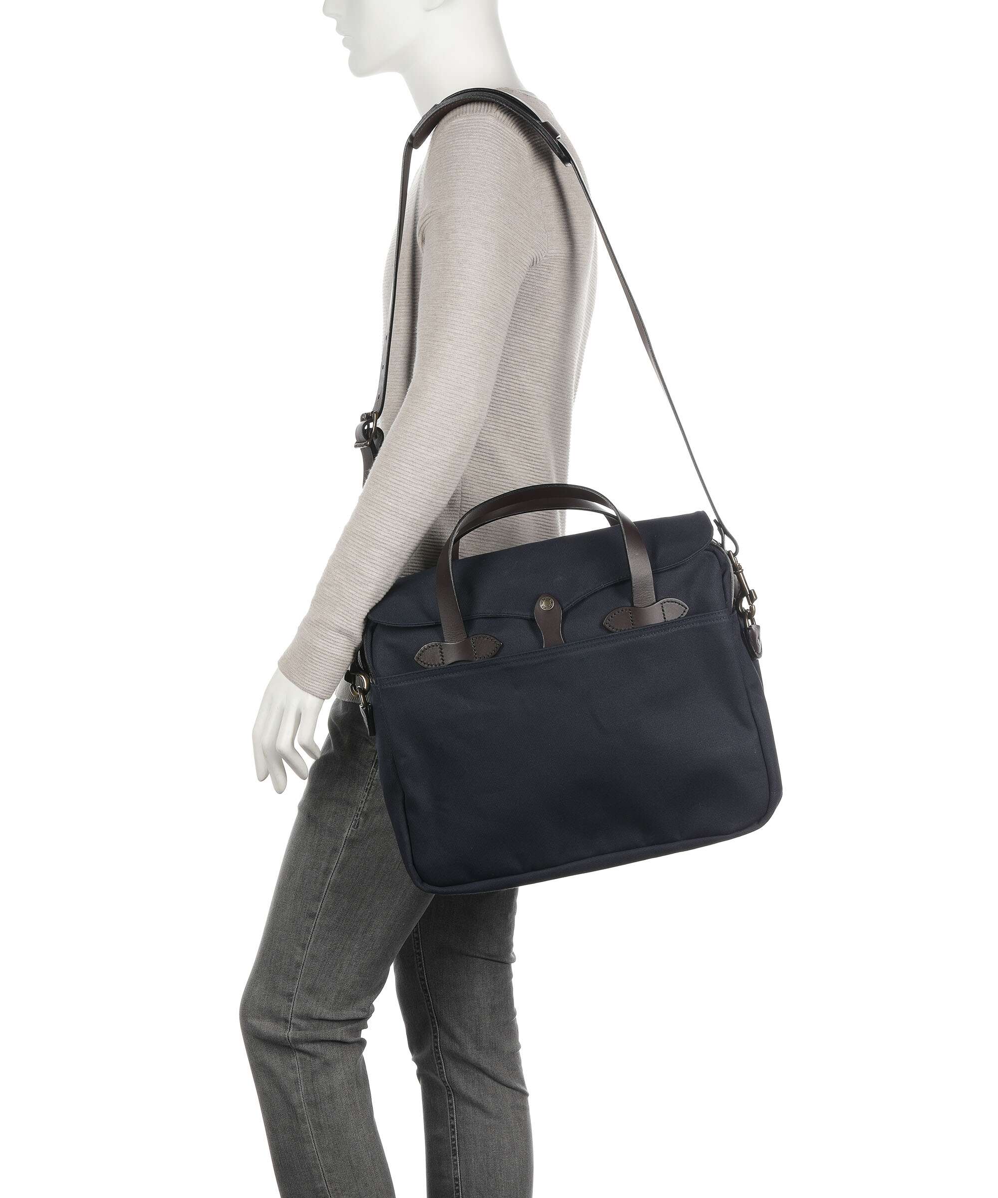 Filson Rugged Twill Original Aktówka navy - Image 3