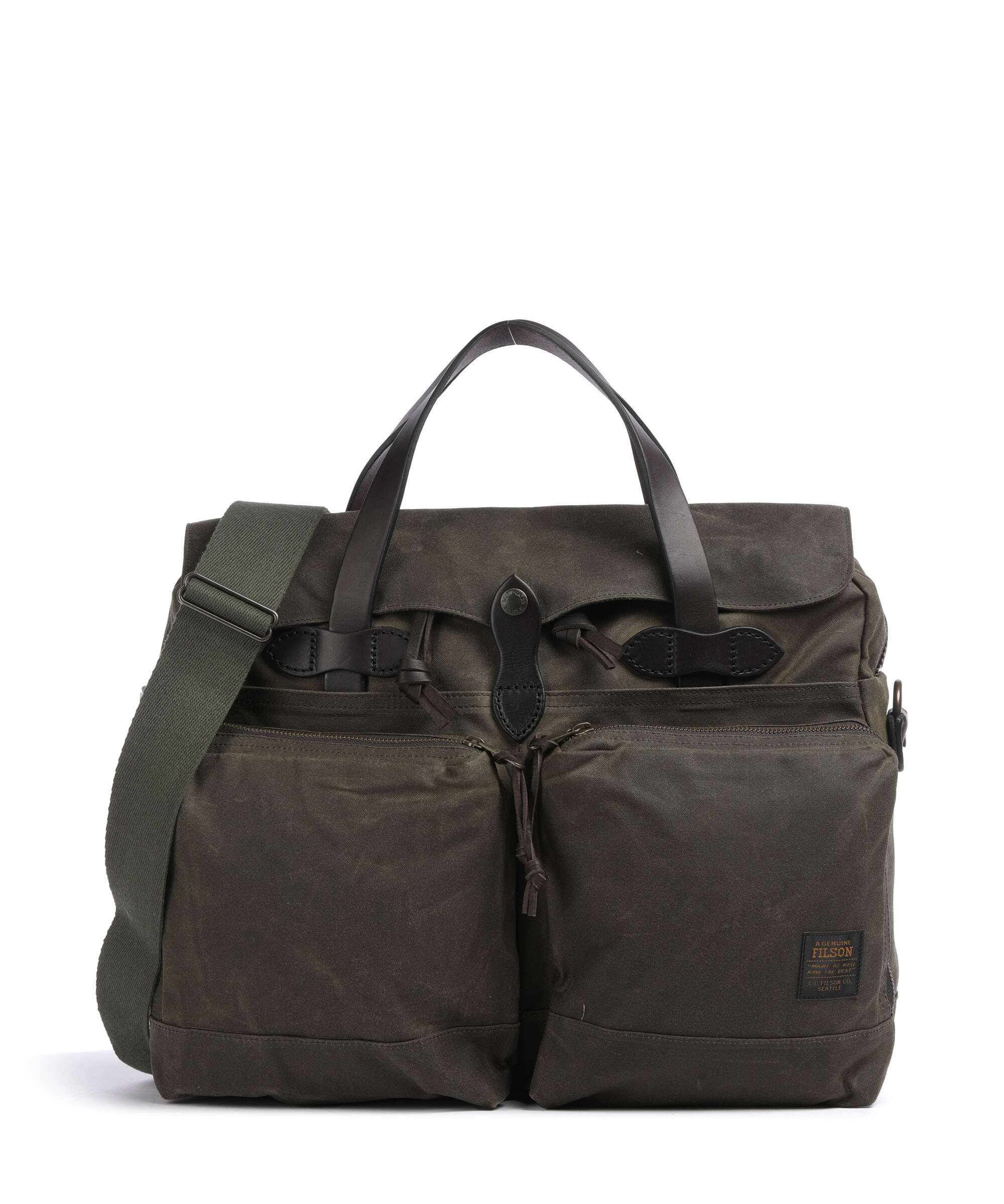 Filson Tin Cloth 24 Hour Aktówka otter green