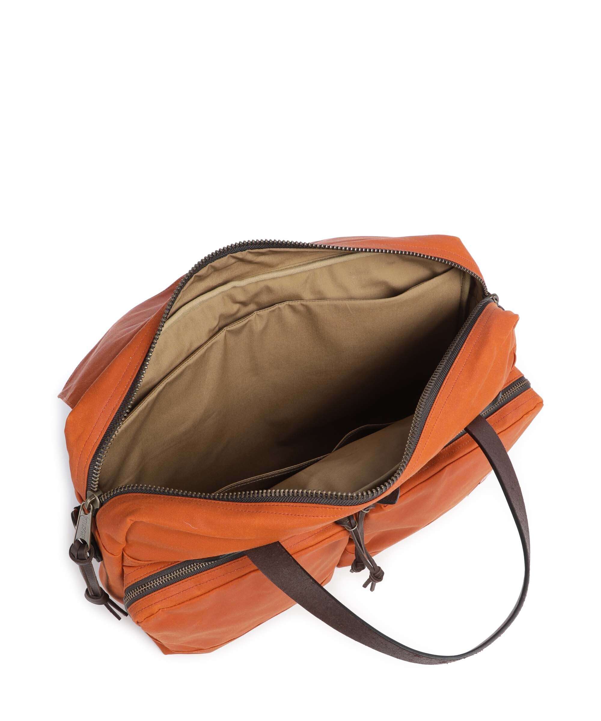 Filson Tin Cloth 24 Hour Aktówka rust - Image 6